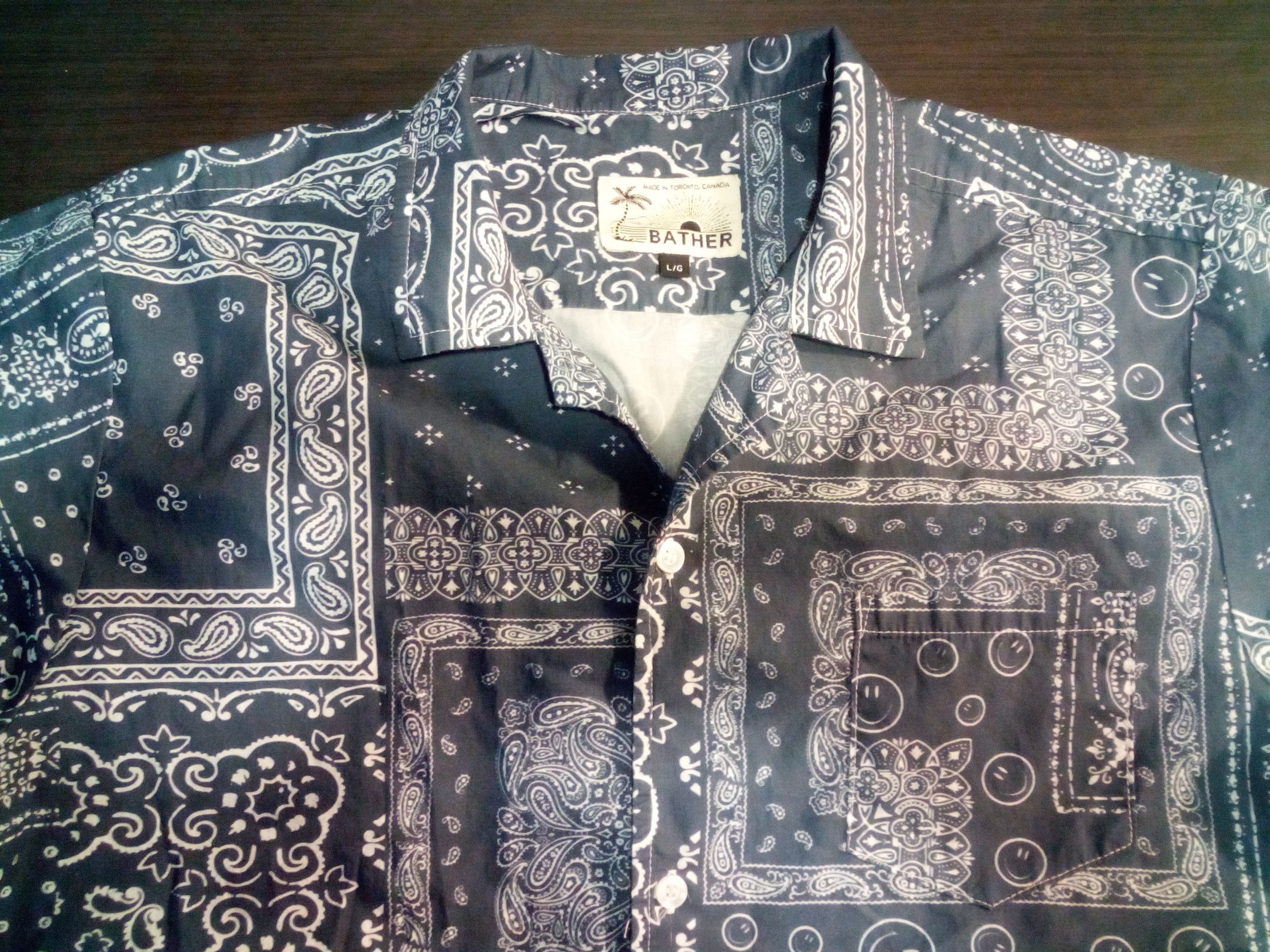 Bather Bather paisley camp shirt Size US L / EU 52-54 / 3 - 1 Preview