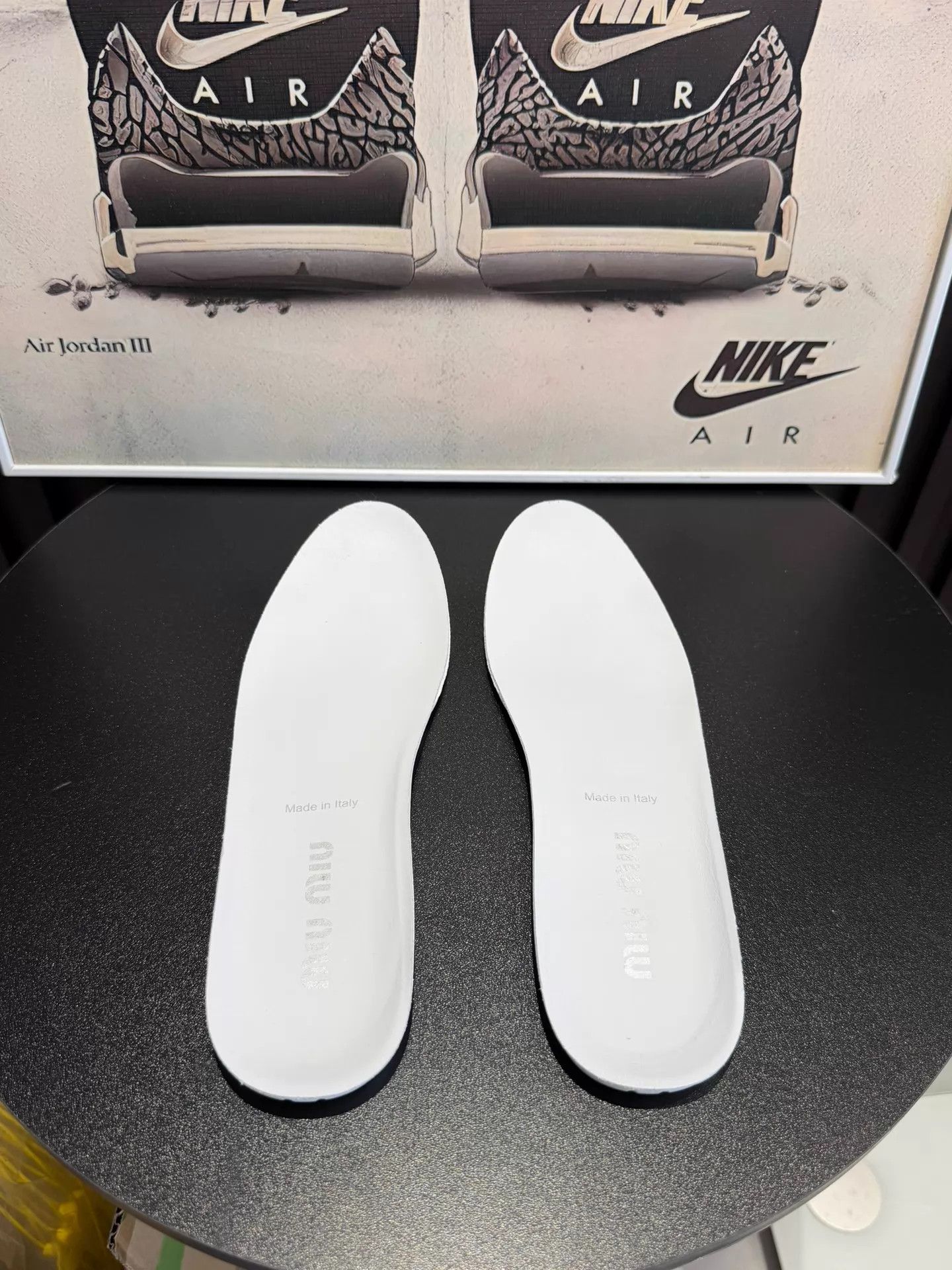 Miu Miu MIU MIU Women's White Leather Distressed Low-Top Sneaker Size US 5.5 / IT 35.5 - 9 Thumbnail