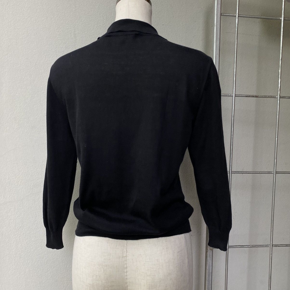 Viktor & Rolf VIKTOR& ROLF Black Semi-Sheer Knit Shirt Size XS / US 0-2 / IT 36-38 - 11 Thumbnail