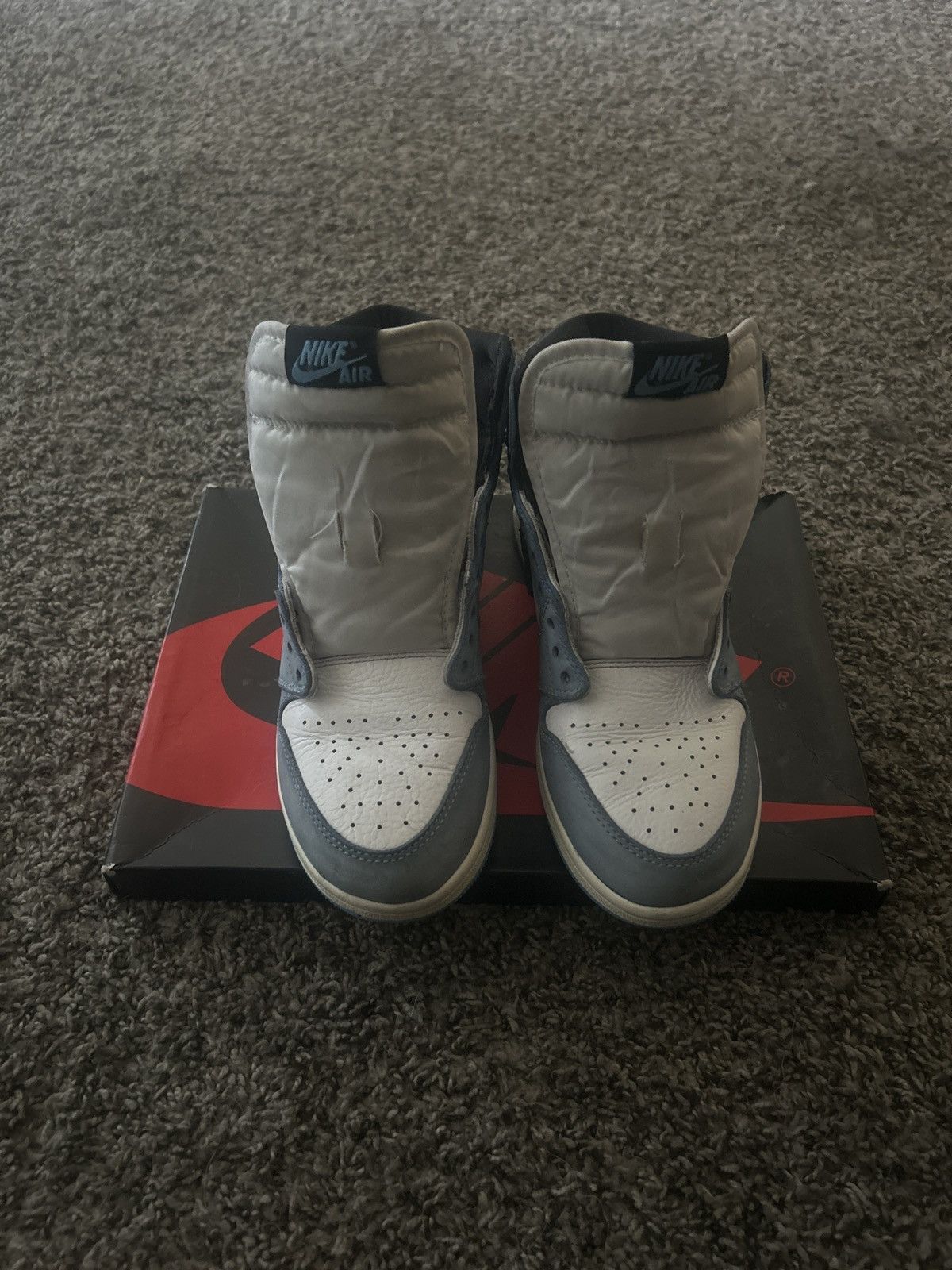 Jordan Brand University blue Air Jordan 1s Size US 6.5 / EU 39-40 - 2 Thumbnail