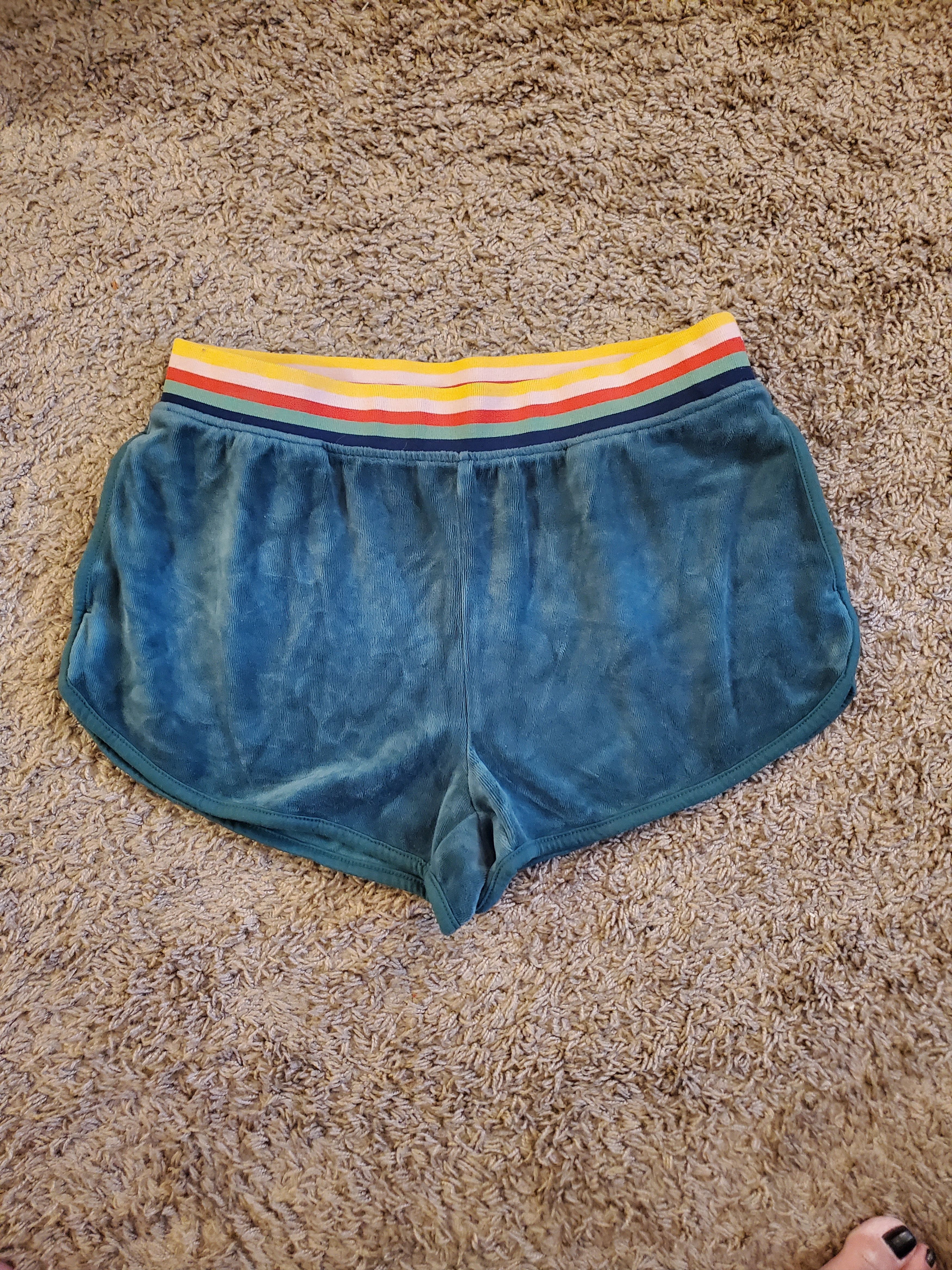 Other Wild Fable Green Retro 70s Style Shorts (size M) Size ONE SIZE - 5 Thumbnail