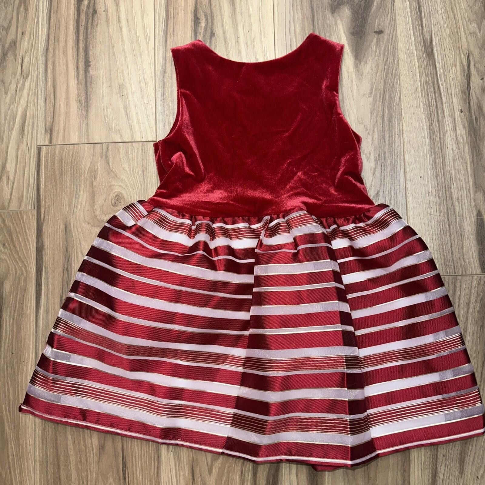 Other The Children's Place Red/Red And White Stripe Dress Bow 4T Size ONE SIZE - 6 Thumbnail