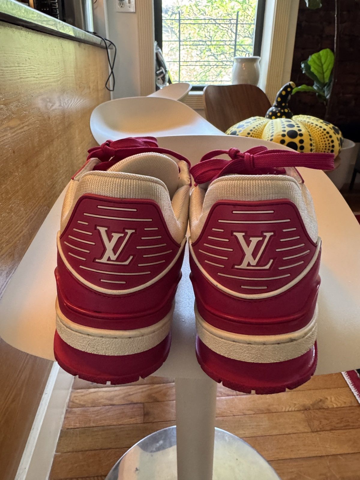 Louis Vuitton × Virgil Abloh LV Trainer Low Size US 9.5 / EU 42-43 - 5 Thumbnail