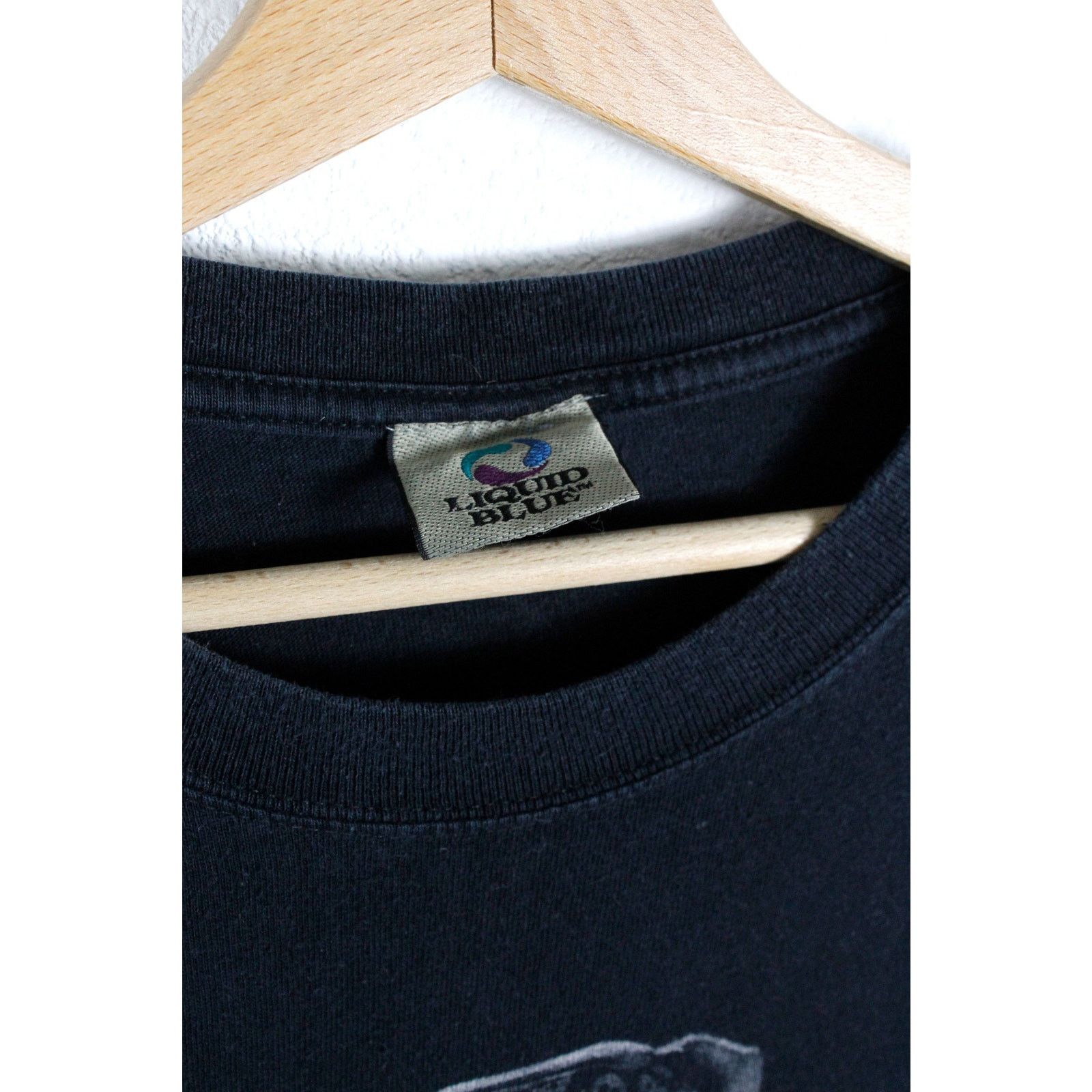 Liquid Blue × Vintage Vintage 1996 Liquid Blue Bulldog Cats Suck Tee T-shirt 90s Size US L / EU 52-54 / 3 - 4 Thumbnail