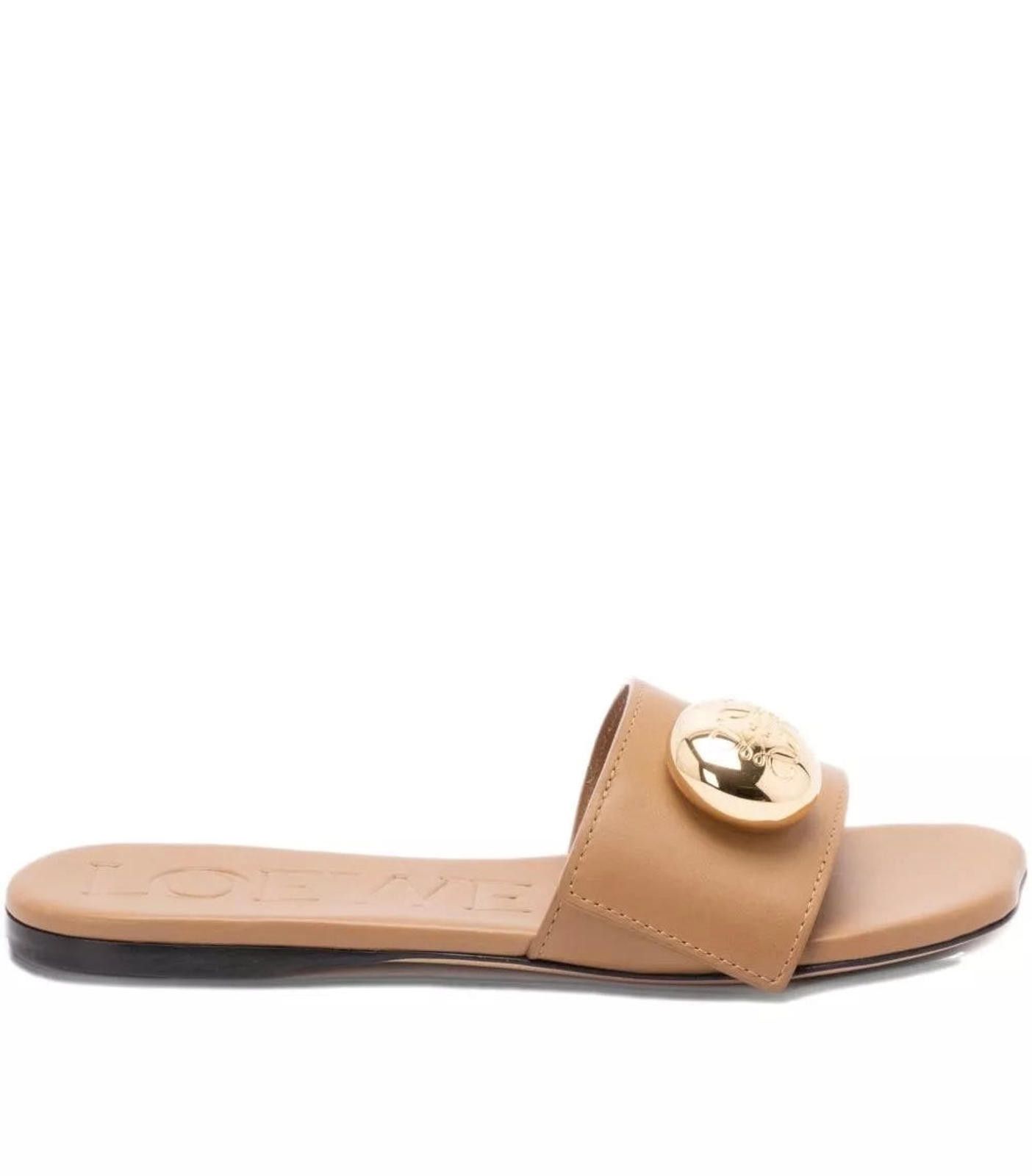 Loewe LOEWE Pebble slide in soft calfskin size 41 Size ONE SIZE - 1 Thumbnail
