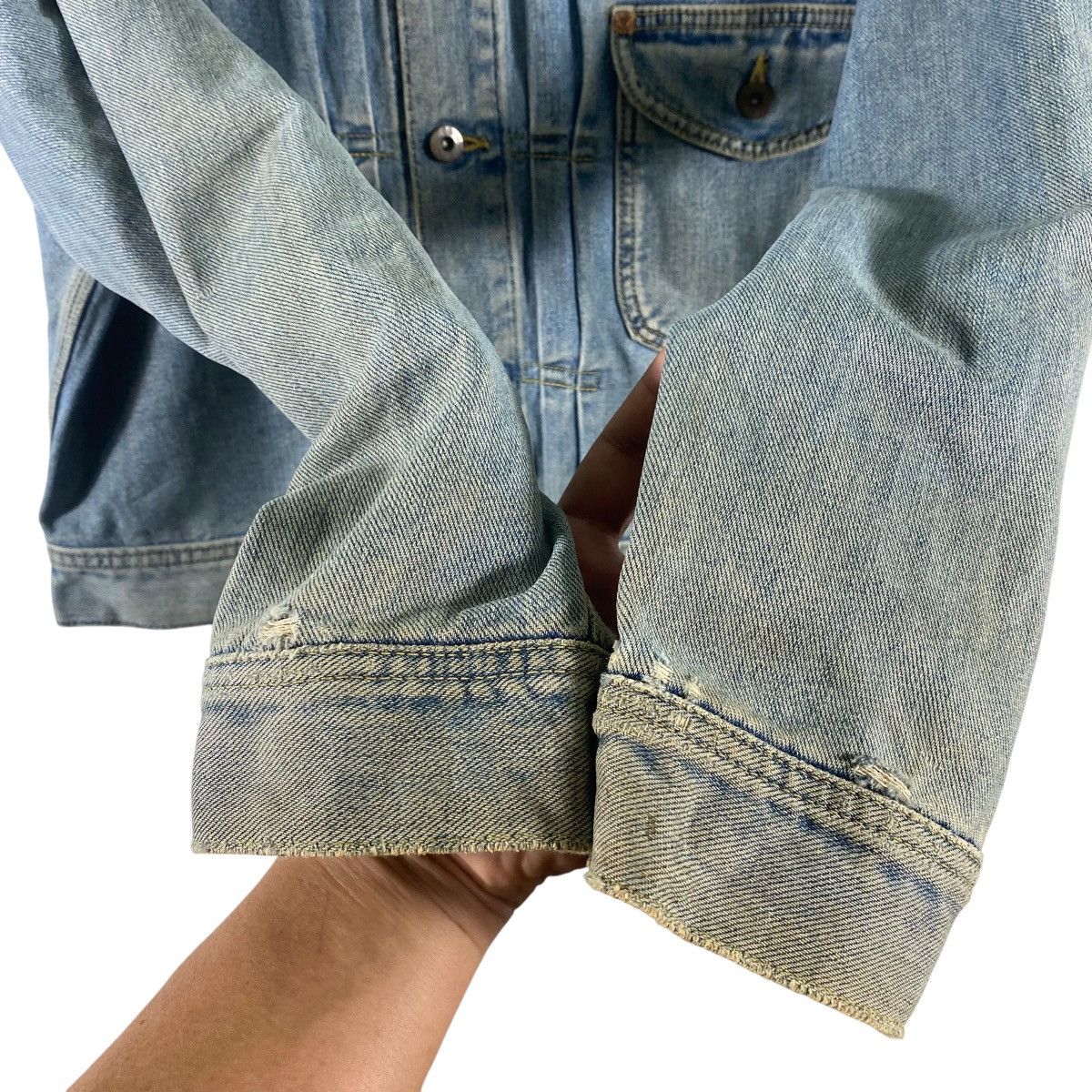 Lee × Levi's Vintage Clothing × Vintage Vintage 90s Lee Cowboy Left Hand Denim Jacket Sanforized Size US M / EU 48-50 / 2 - 6 Thumbnail