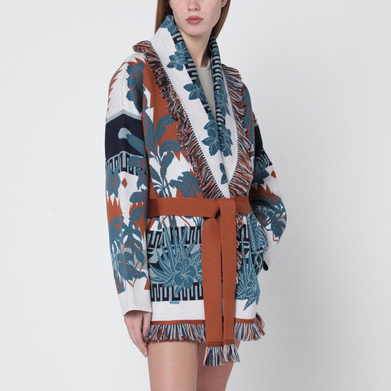 Alanui Alanui Island Soul Multicolour Cardigan Size S / US 4 / IT 40 - 1 Thumbnail