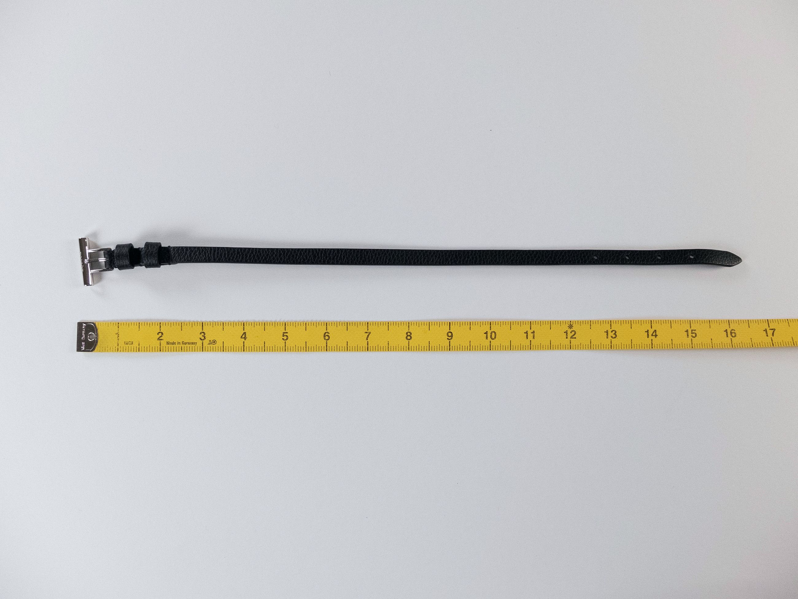Alexander McQueen ALEXANDER MCQUEEN black T-bar double wrap leather bracelet Size ONE SIZE - 8 Thumbnail
