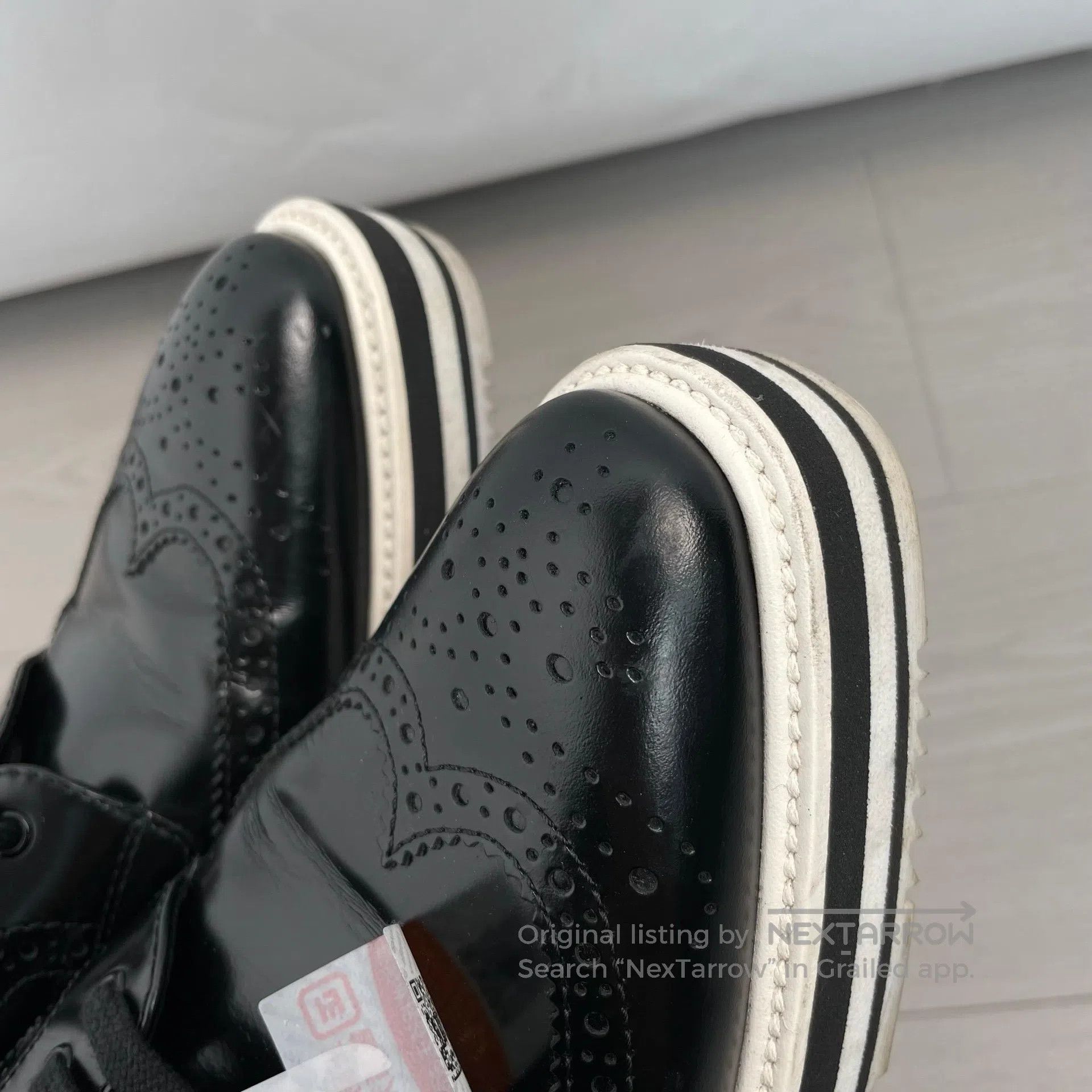 Prada Prada Black glossy brogues| Size US 6 / EU 39 - 6 Thumbnail