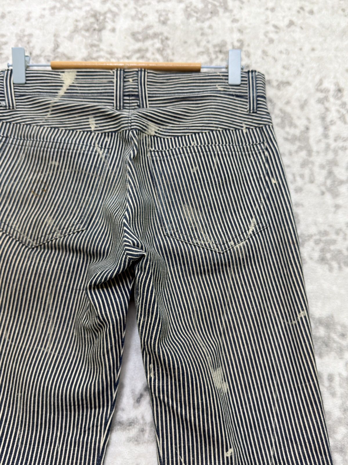 Nicole Club Monsieur Nicole Hickory Flare Paint Splash Workwear Pants Size US 28 / EU 44 - 11 Thumbnail