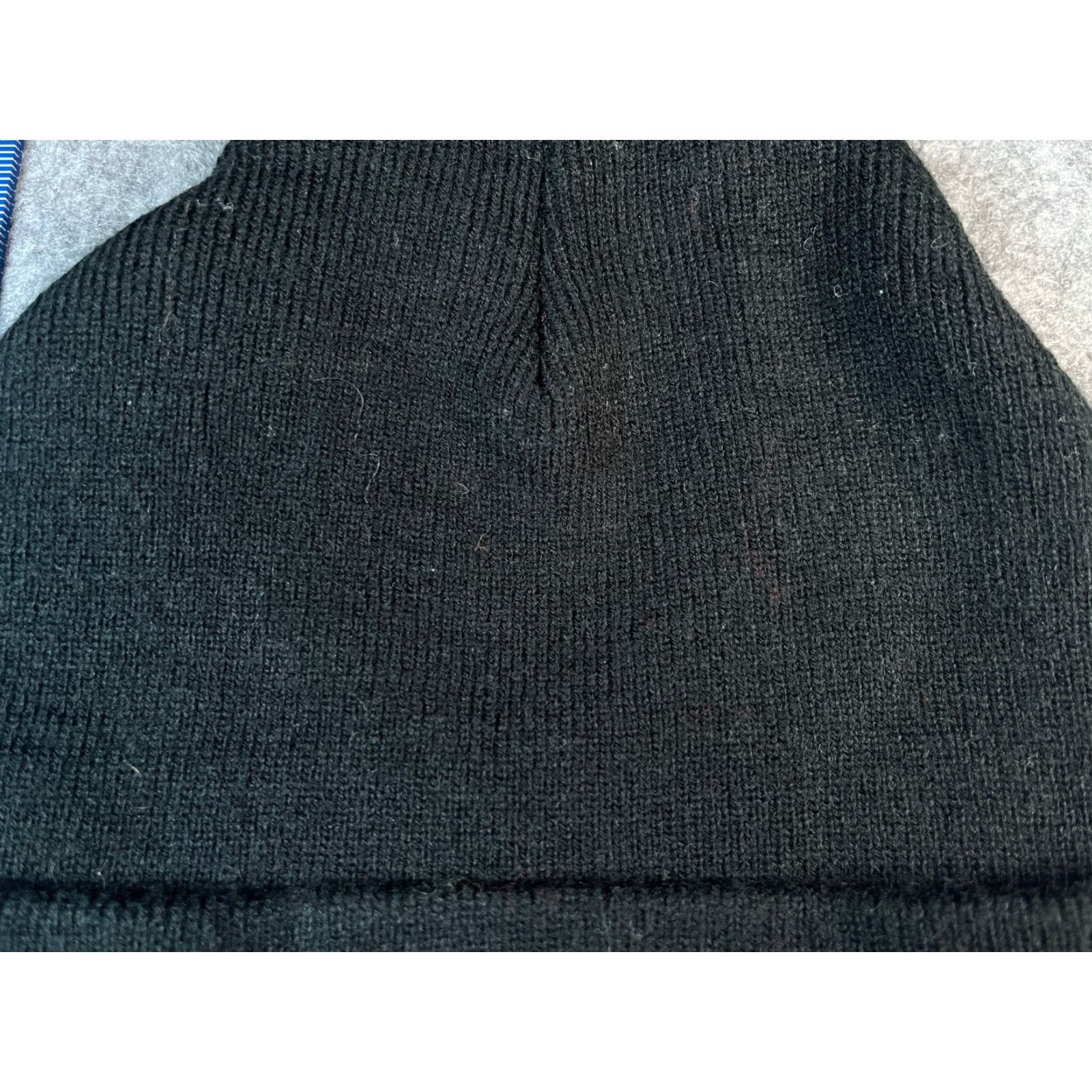 Vintage Bayside Beanie Hat One Size Black Knit 100% Acrylic Hip Hop Logo Unisex Adults Adult One Size Bayside Beanie Black Size ONE SIZE - 3 Thumbnail