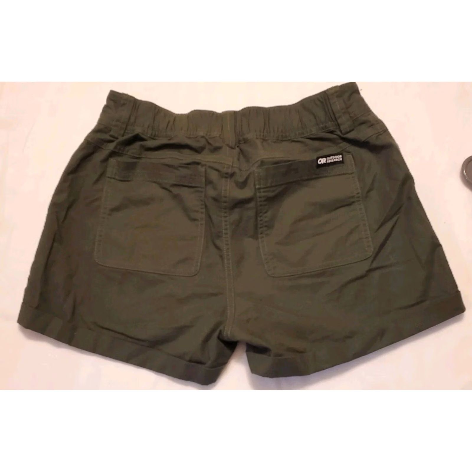 Outdoor Research Outdoor Research OR Womens Sz Sm Canvas Camp Shorts Dark Green 3" Inseam Size 28" / US 6 / IT 42 - 2 Thumbnail