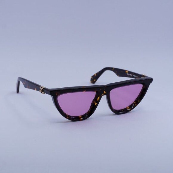 Off-White Off-White OERI13V JASPER 6030 Sunglasses Havana Geometric Size ONE SIZE - 5 Thumbnail