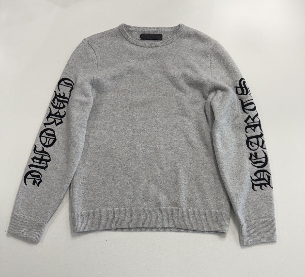 Chrome Hearts Chrome Hearts Embroidered Cashmere Knit Sweater Size US M / EU 48-50 / 2 - 1 Thumbnail