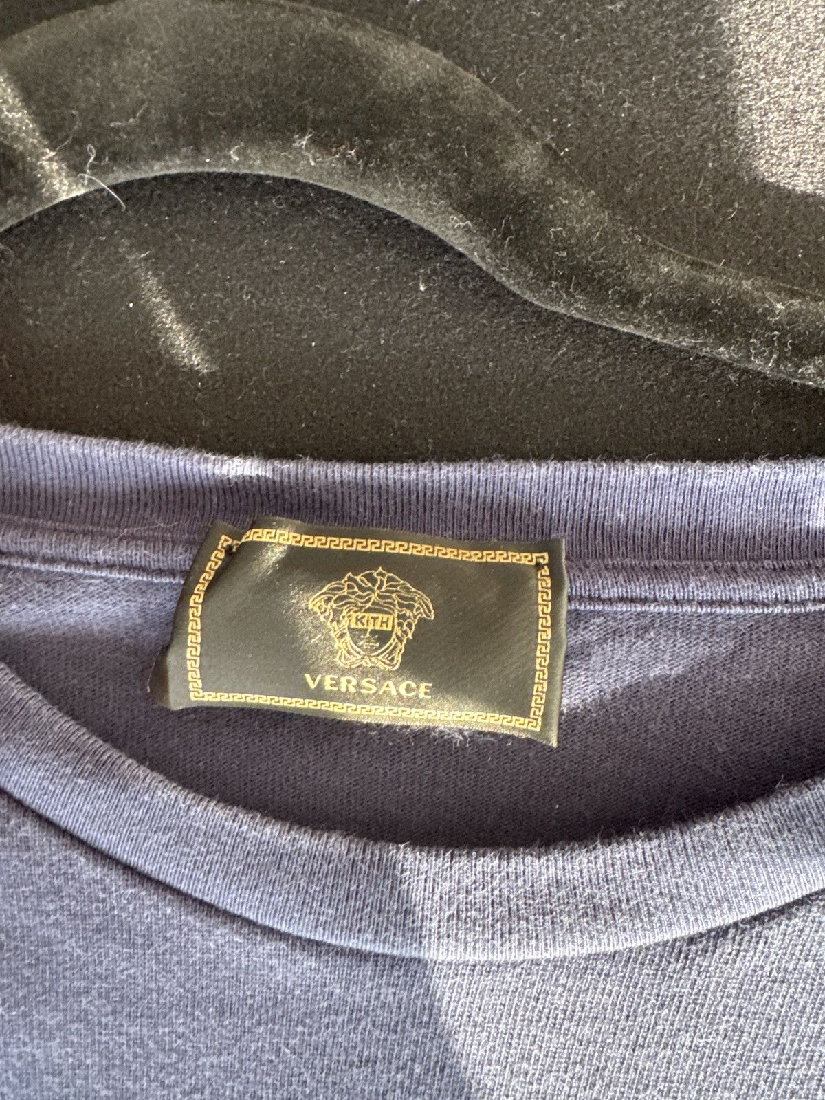 Kith × Versace Versace X Kith Navy T Shirt Size US L / EU 52-54 / 3 - 3 Thumbnail