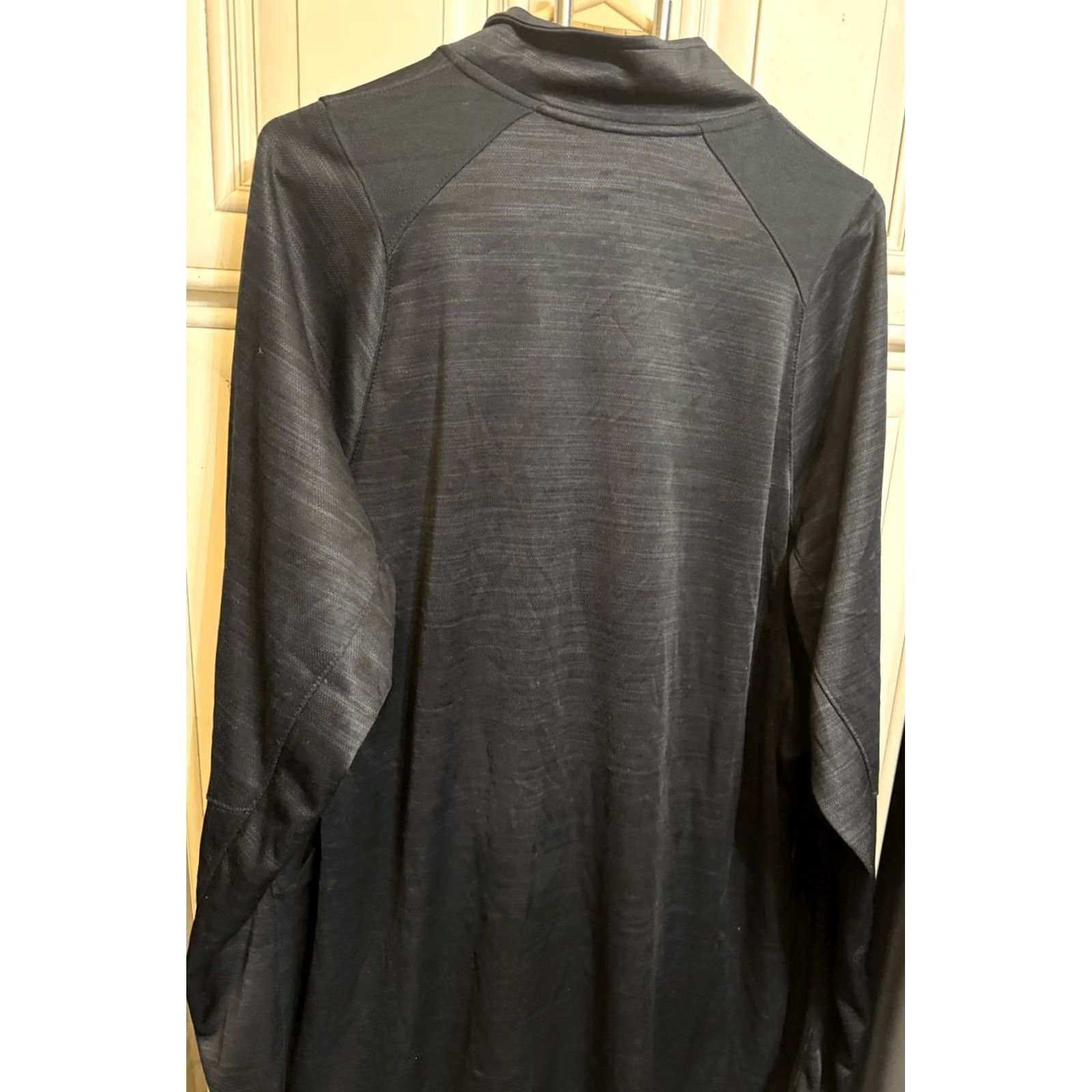 Nike Nike Dri-FIT Lightweight Long Sleeve Full Zip Jacket XLT Men Black Size US XL / EU 56 / 4 - 6 Thumbnail