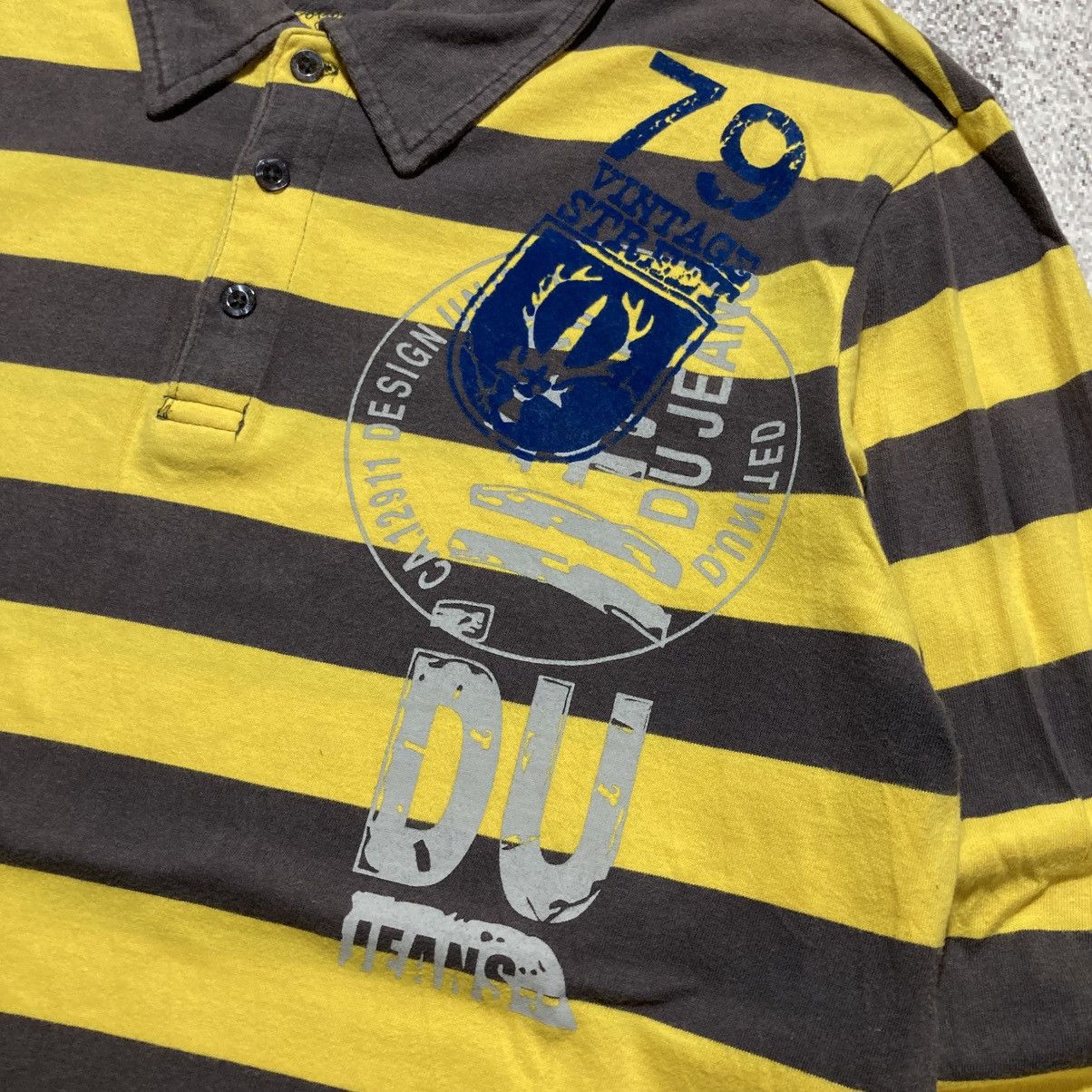 Japanese Brand 2000s Design United Poem Striped Longslevee Punk Lgb Style Size US L / EU 52-54 / 3 - 5 Thumbnail