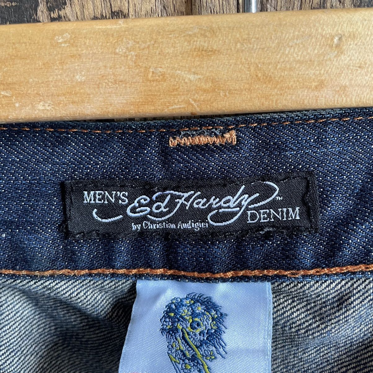 Christian Audigier × Ed Hardy Vintage Ed Hardy Denim Jeans Size US 40 / EU 56 - 6 Thumbnail