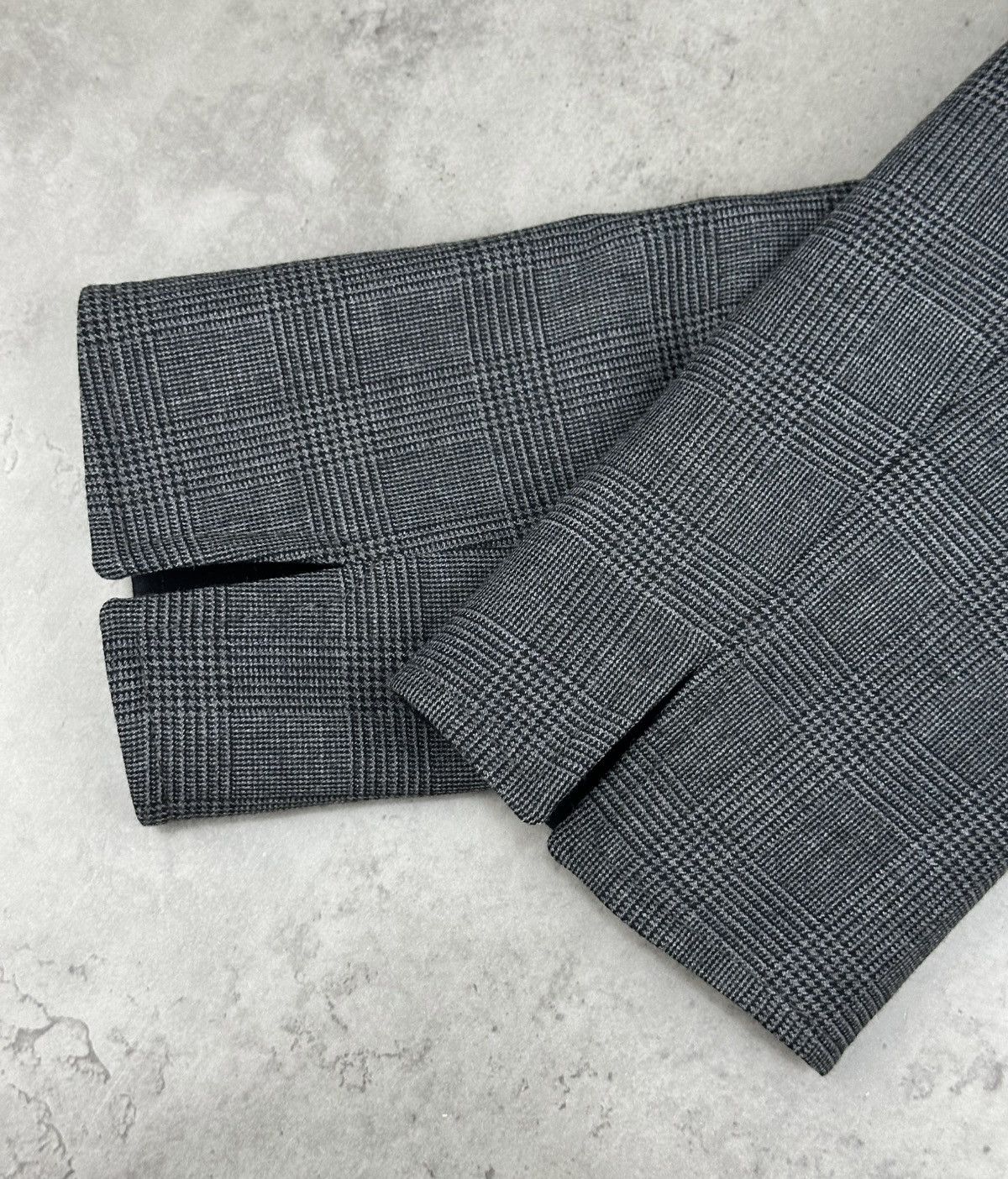 Akris Akris Punto Women's Gray Plaid Skirt Suit Set - US 4 / FR 36 Size S / US 4 / IT 40 - 14 Thumbnail