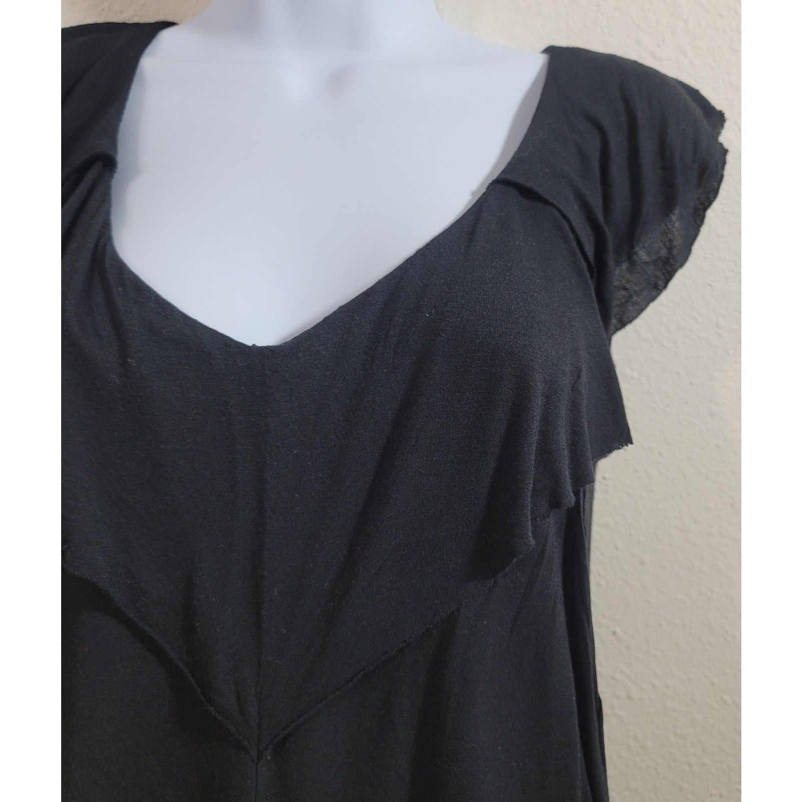 Other Cabi Black Multi Tiered Ruffled Top Medium Soft Flowy Size M / US 6-8 / IT 42-44 - 5 Thumbnail