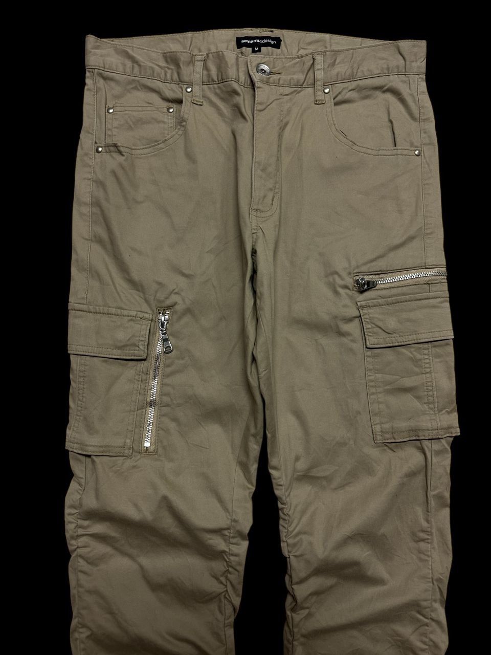PPFM Grunge Semantic Design Ruched Multipocket Zipper Punk Cargo Size US 30 / EU 46 - 4 Thumbnail