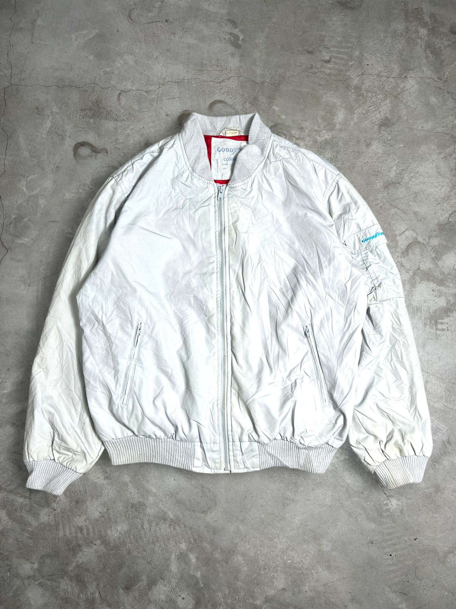 Vintage Vintage 90s Goodyear Collection Bomber Jacket (XL) JKA053 Size US XL / EU 56 / 4 - 1 Thumbnail