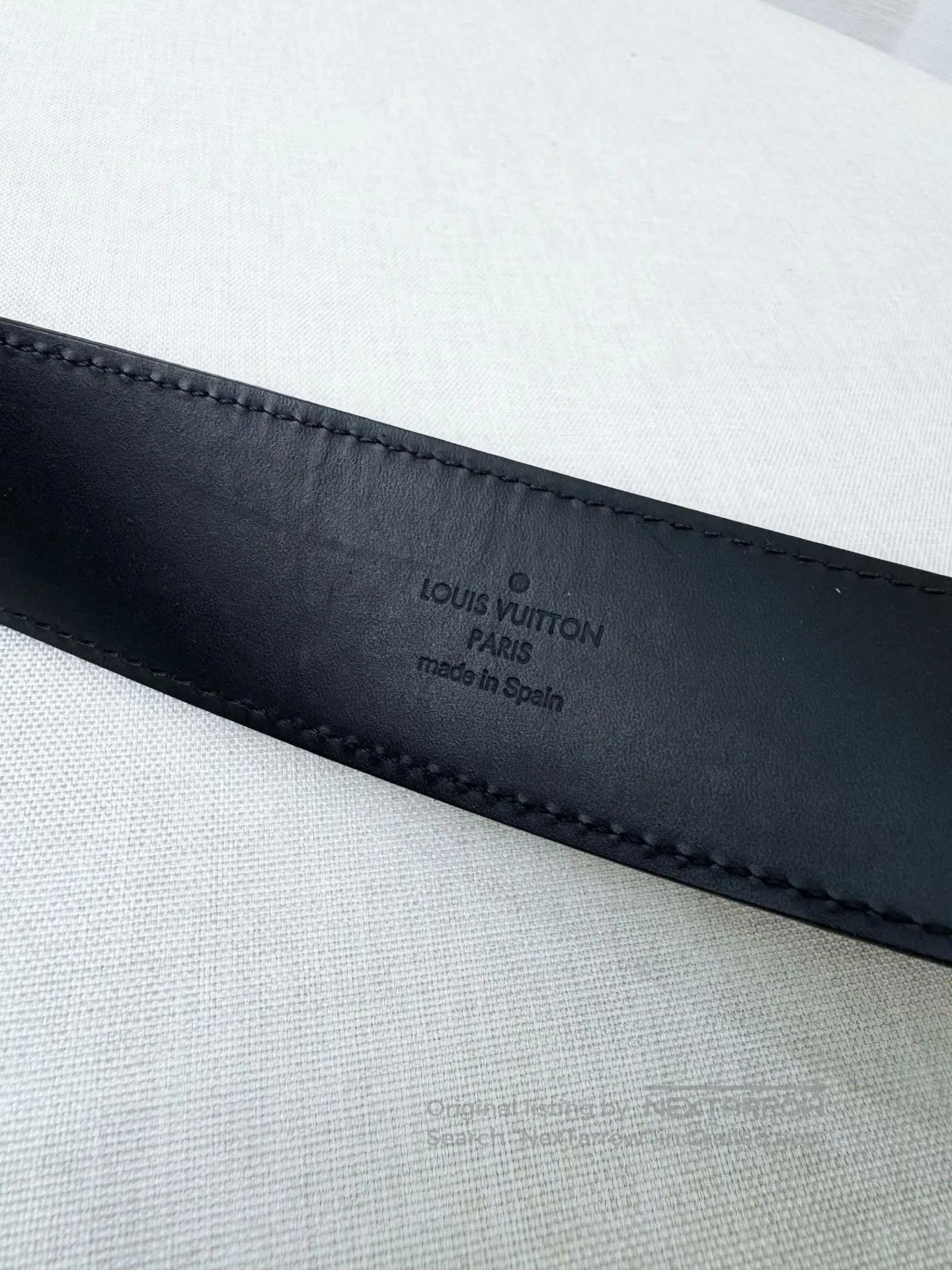 Louis Vuitton Louis Vuitton Classic Damier Black Belt. Size ONE SIZE - 4 Thumbnail