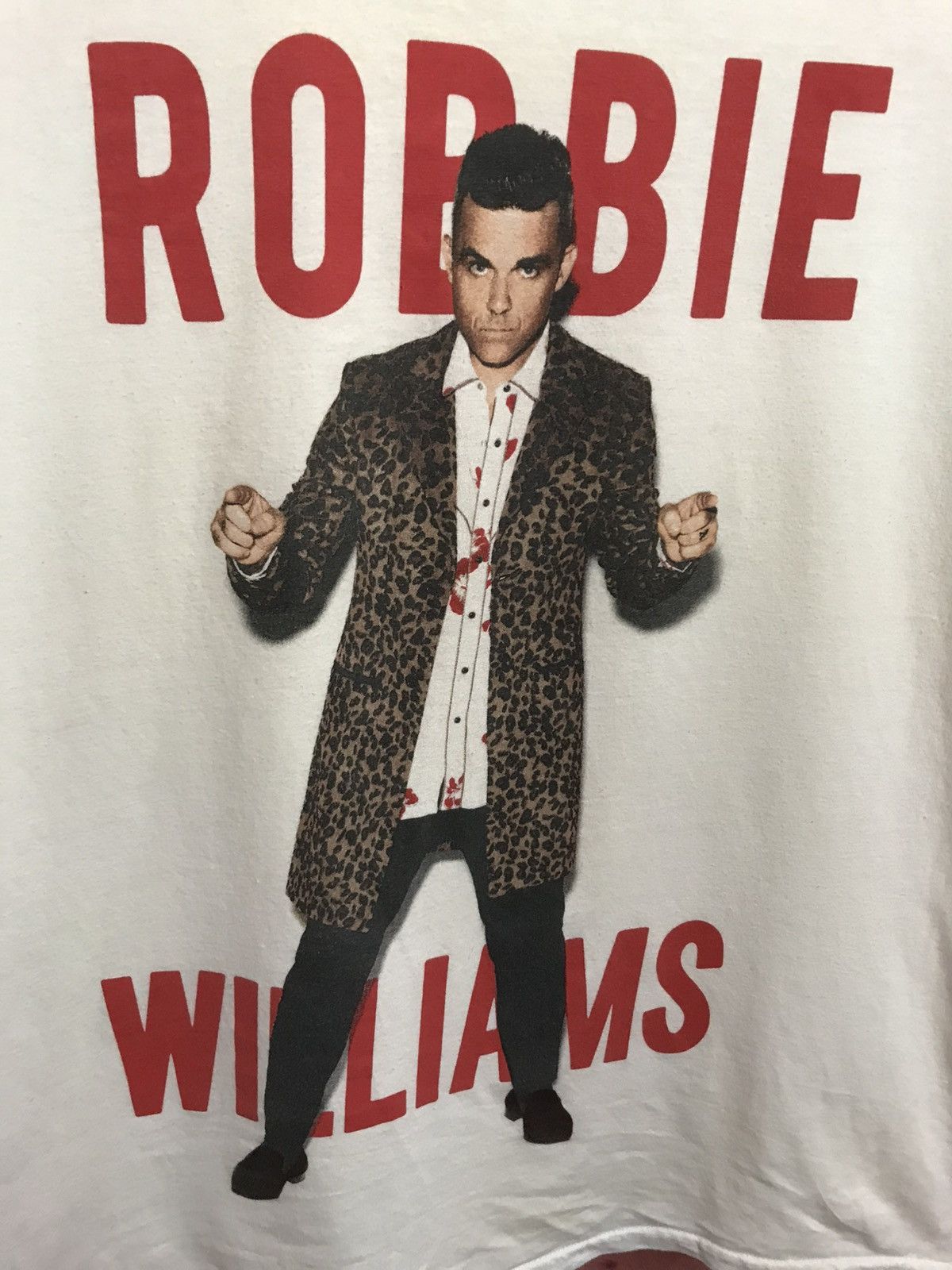 Band Tees × Vintage Robbie Williams band streetwear tee Size US M / EU 48-50 / 2 - 3 Thumbnail