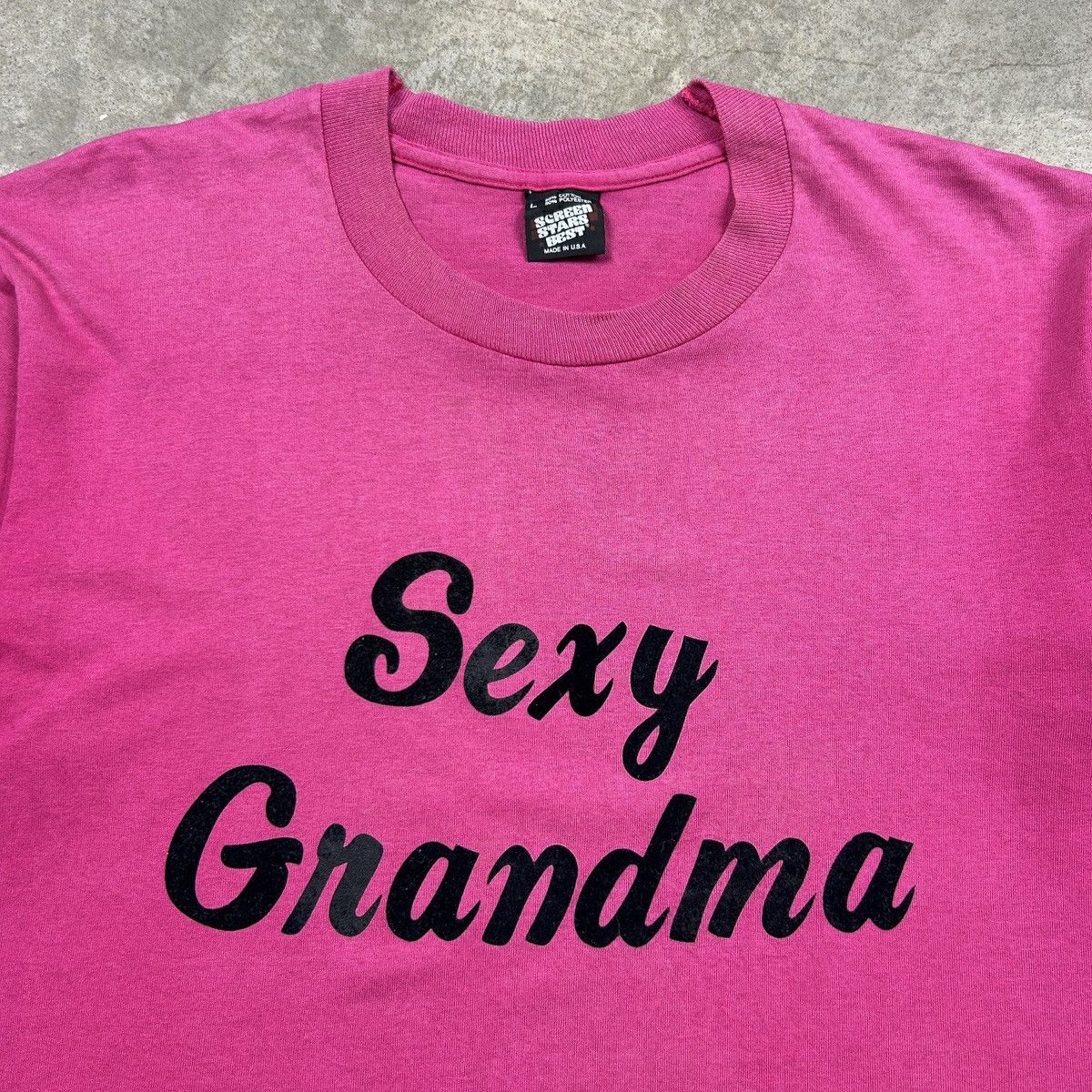 Vintage 1980s Sexy Grandma Tee Size US XL / EU 56 / 4 - 4 Thumbnail