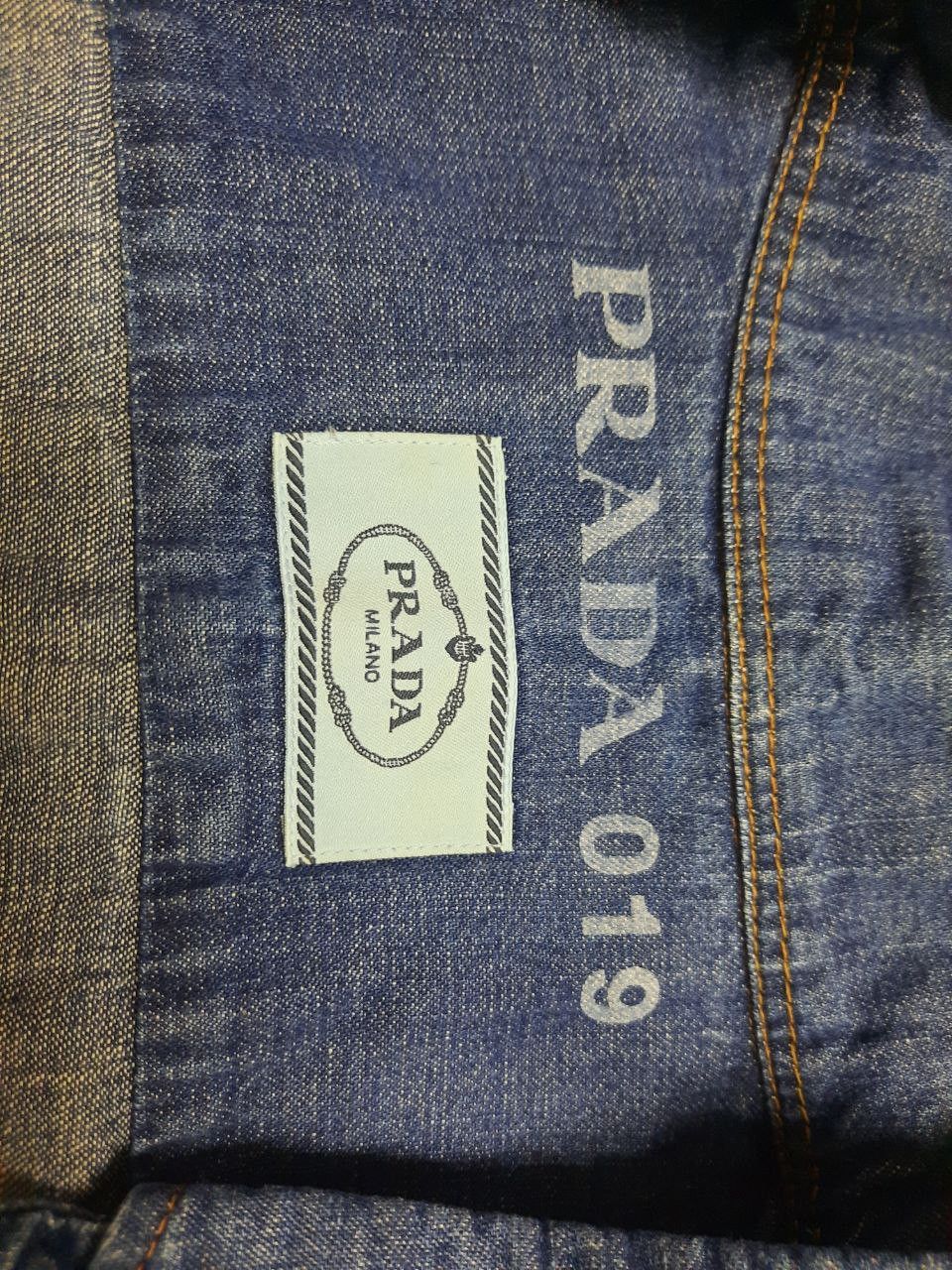 Prada *New* Logo Denim Shirt Size US M / EU 48-50 / 2 - 4 Thumbnail