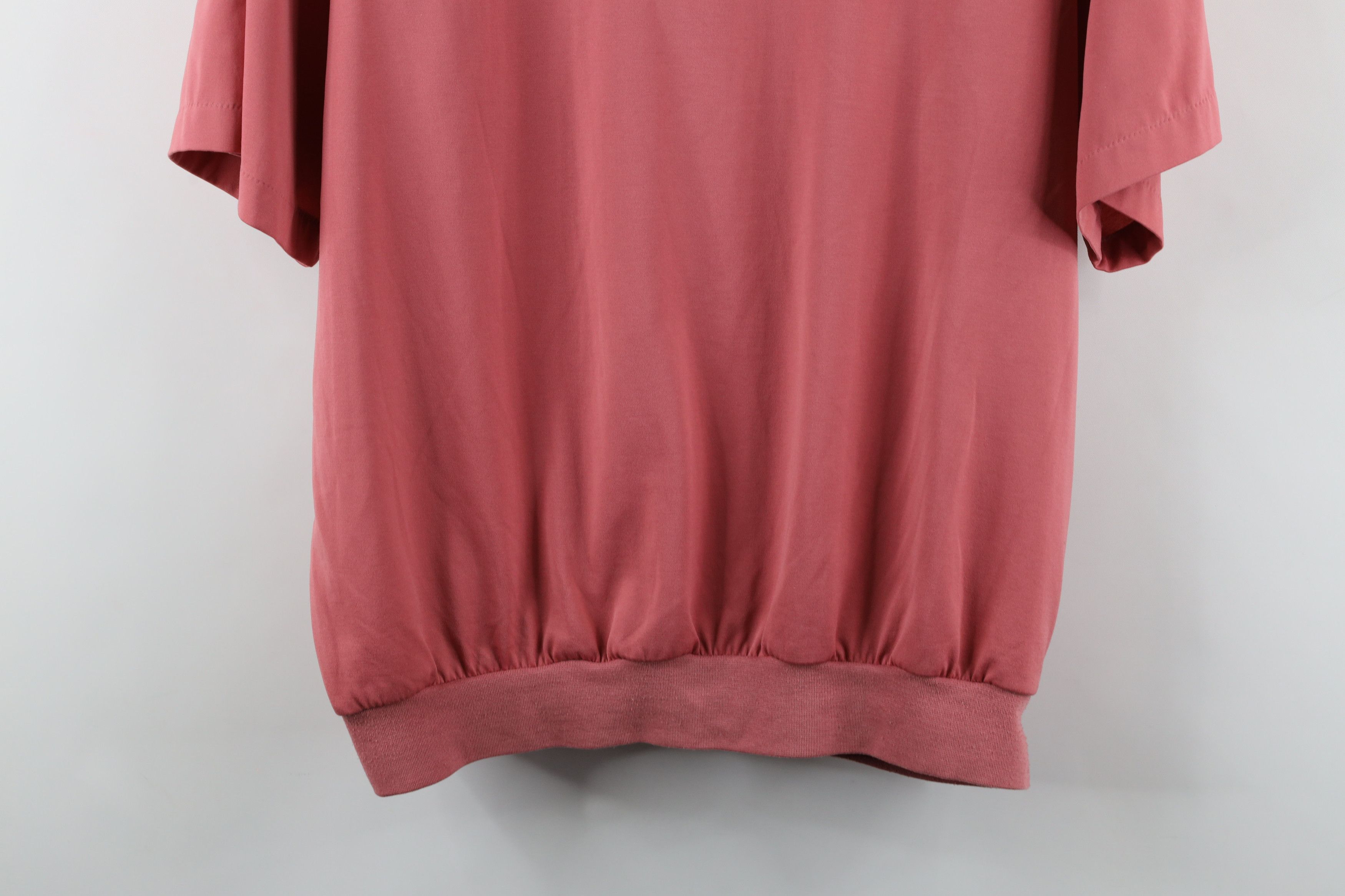 Vintage Vintage 90s Streetwear Knit Collared Pullover Polo Pink Size US M / EU 48-50 / 2 - 9 Thumbnail