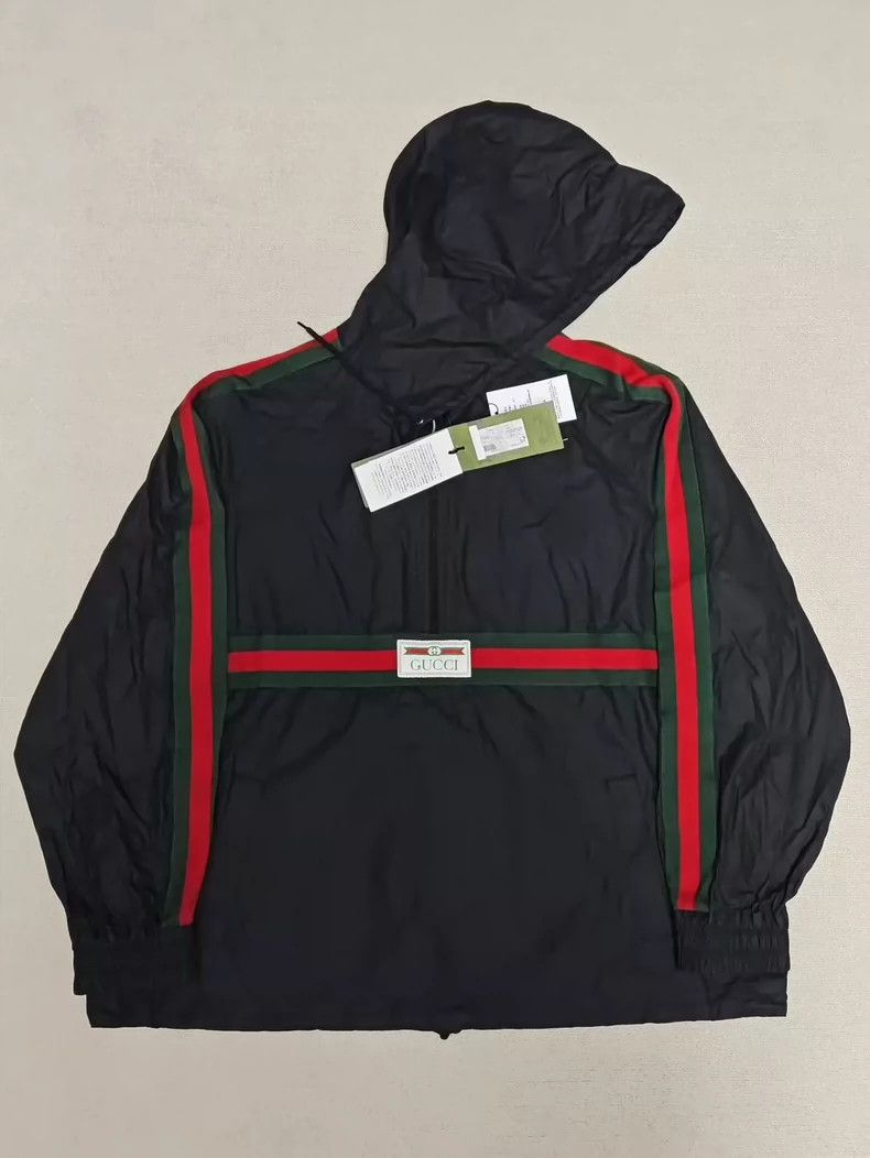 Gucci GUCCI Tag Hooded Drawstring Jacket 2501-Nextarrow Size US L / EU 52-54 / 3 - 1 Thumbnail