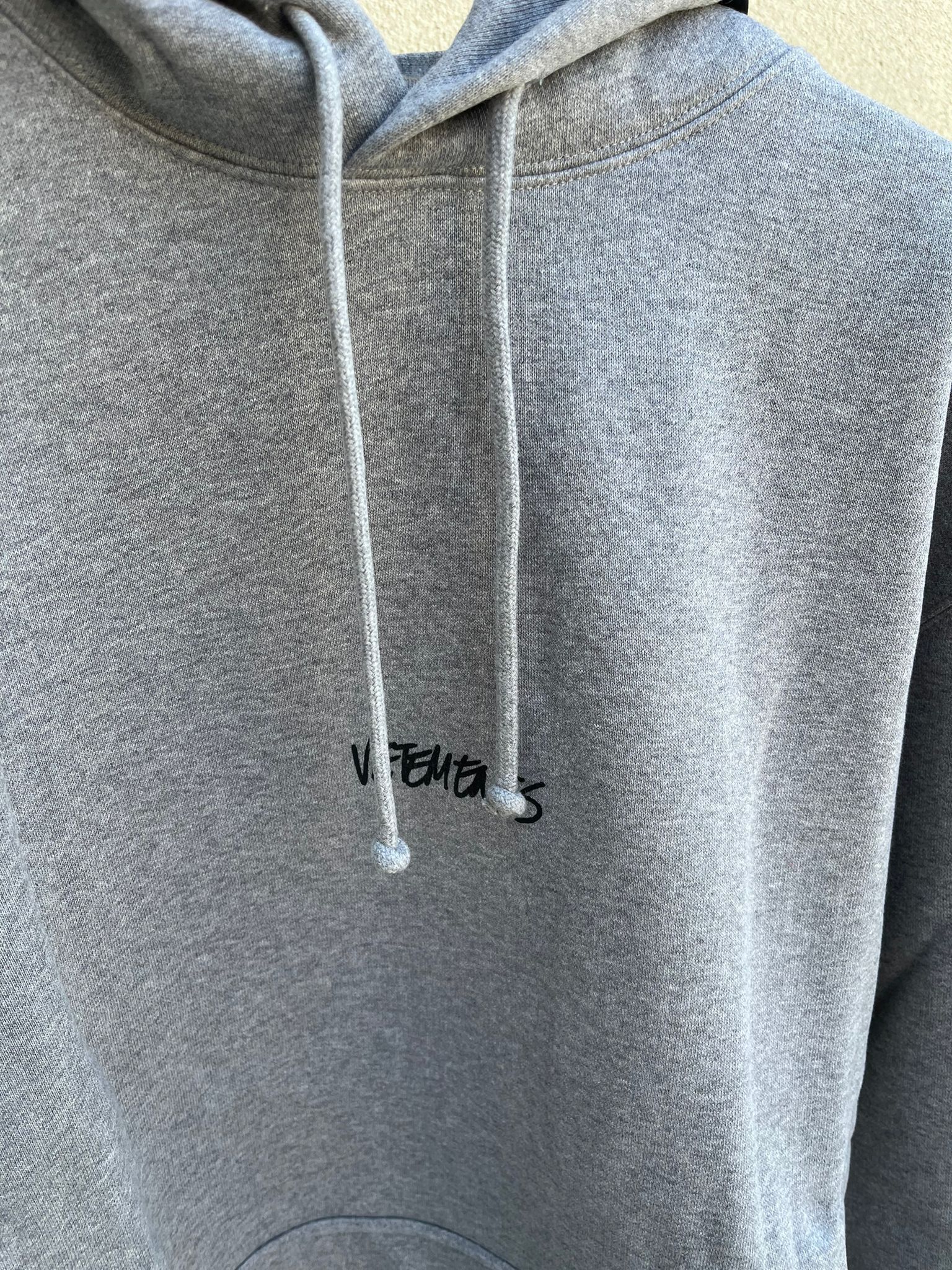 Vetements Written Logo Hoodie in Grey Size US XL / EU 56 / 4 - 3 Thumbnail