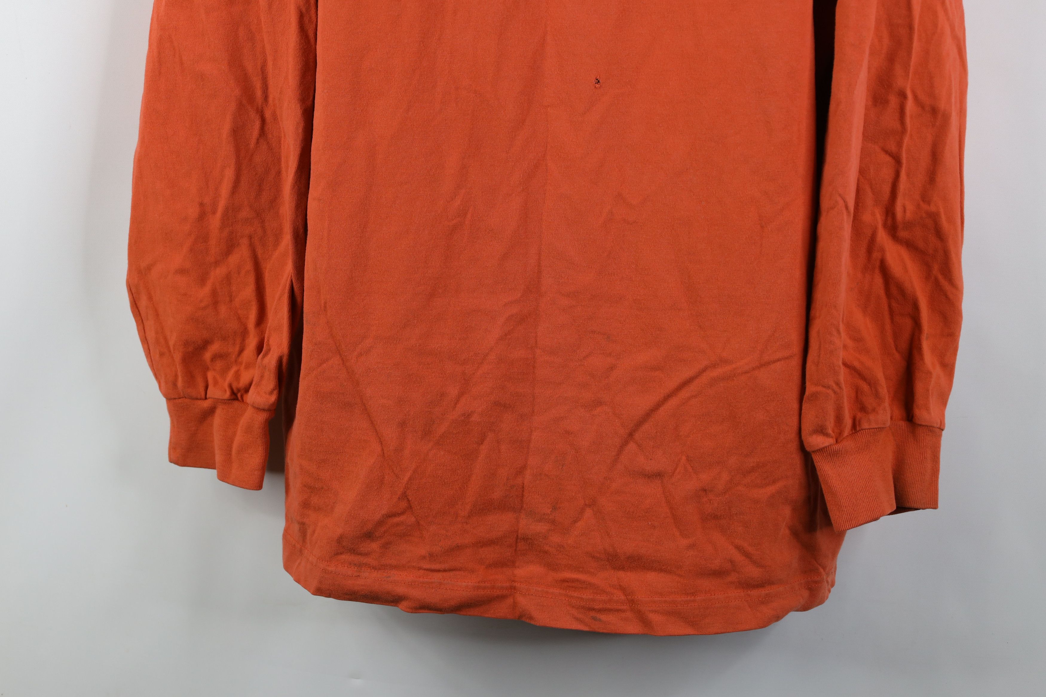 American Eagle Outfitters Vintage 90s Y2K American Eagle Long Sleeve T-Shirt Orange Size US XL / EU 56 / 4 - 3 Thumbnail