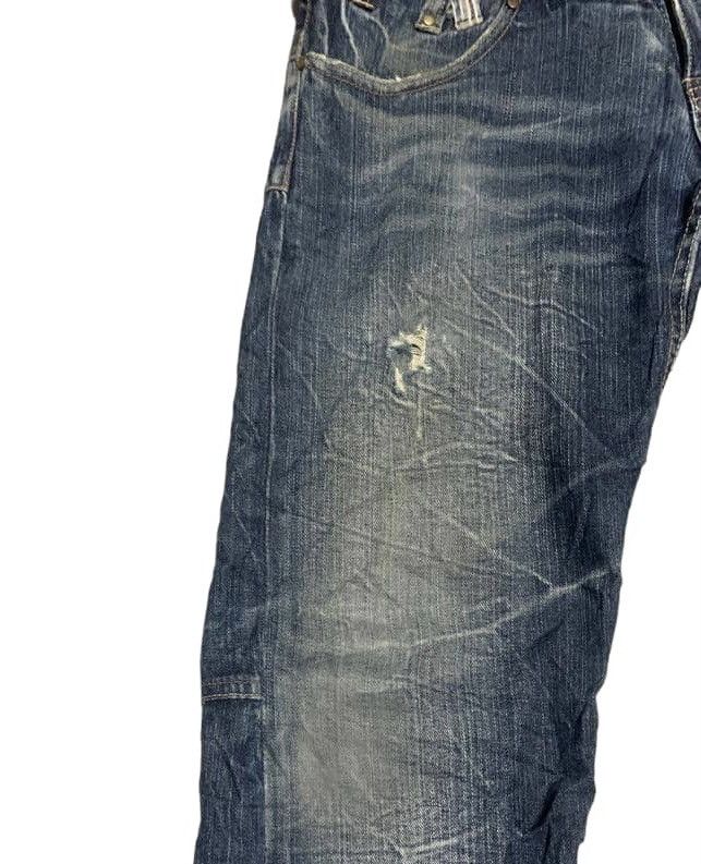 Japanese Brand Dominate Handcrafted Double Waisted Jeans Size US 32 / EU 48 - 4 Thumbnail