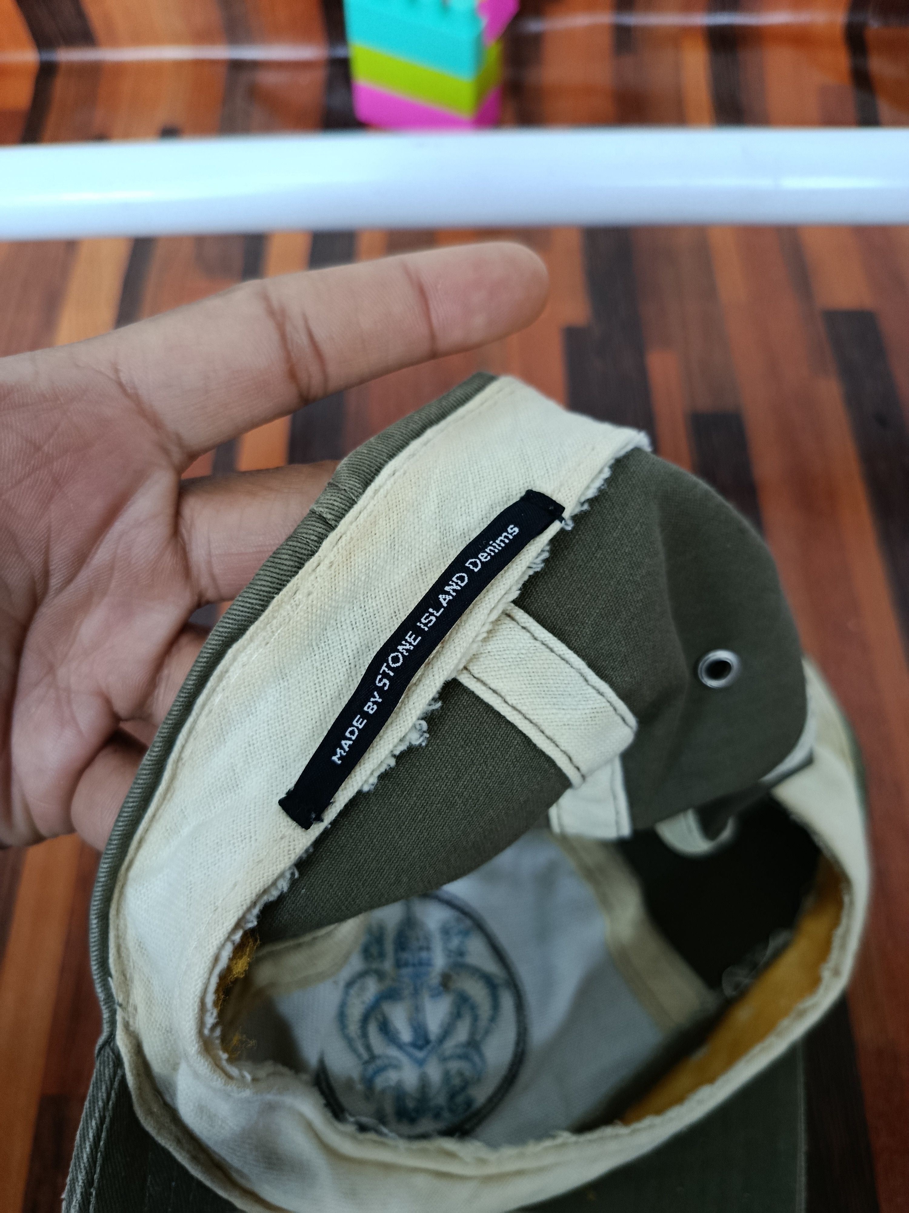 Stone Island Vintage Stone Island Denim Marine Hats Size ONE SIZE - 7 Thumbnail