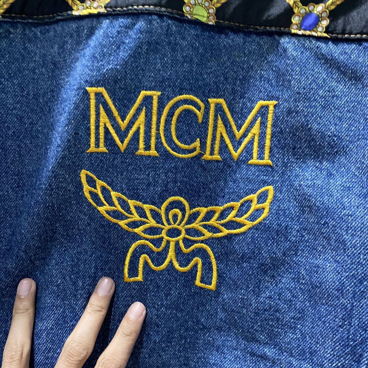 MCM × Vintage Vtg 90’s MCM denim jacket Size US S / EU 44-46 / 1 - 6 Thumbnail