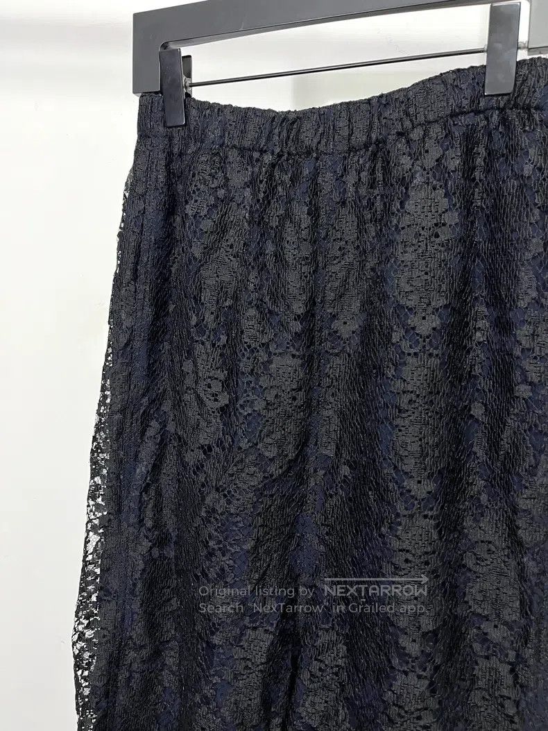 Comme des Garcons Comme Des Garcons size S Double-layered lace palazzo pants Size 23" - 3 Thumbnail