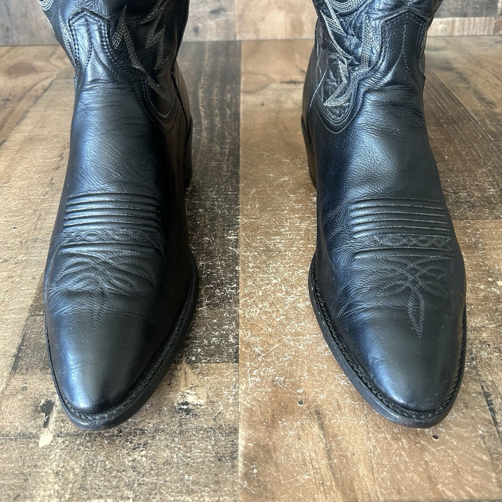 Dan Post Dan Post 110 R Classic Black Western Cowboy Boots Mens 10 D Size US 10 / EU 43 - 5 Thumbnail