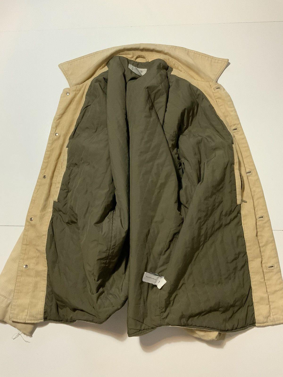J.Crew × Vintage Vintage J. Crew Corduroy Work Quilted Lined Trucker Jacket Size US XL / EU 56 / 4 - 2 Thumbnail