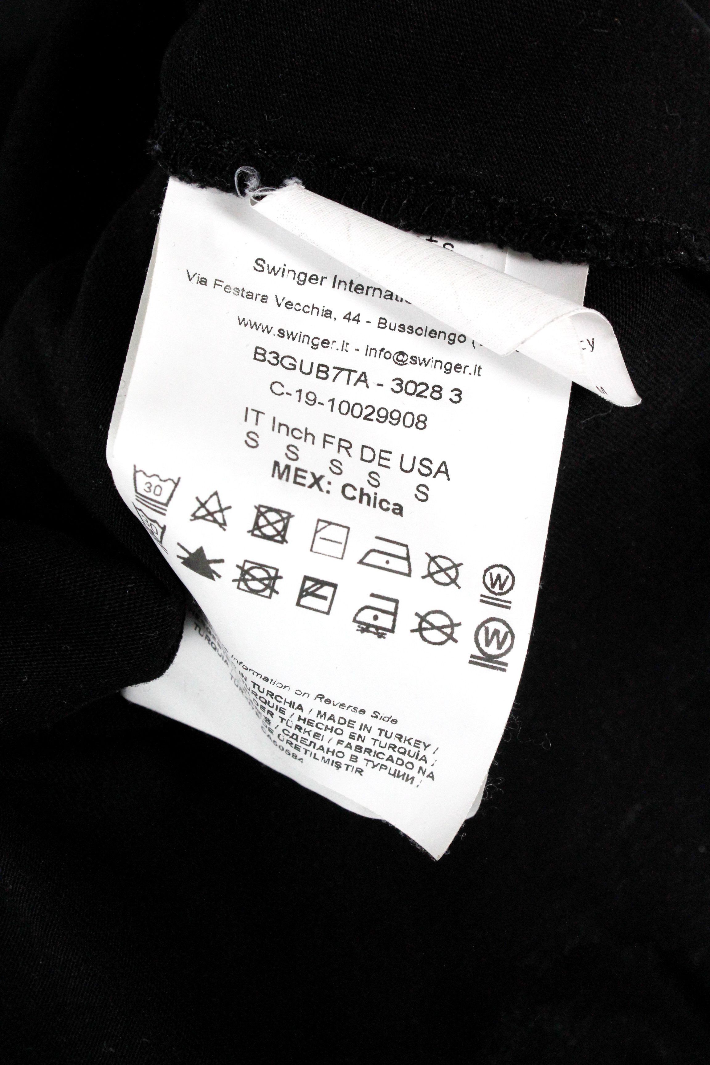 Versace × Versace Jeans Couture Versace Jeans Couture Logo Applique Patch Noir Tee T-shirt Size US S / EU 44-46 / 1 - 6 Thumbnail