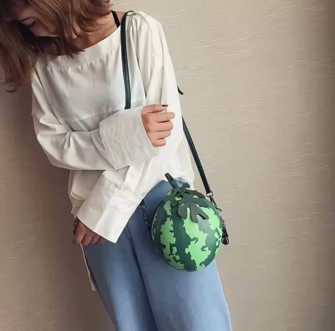 Japanese Brand Cute Cartoon Watermelon Shoulder Bag Size ONE SIZE - 1 Thumbnail