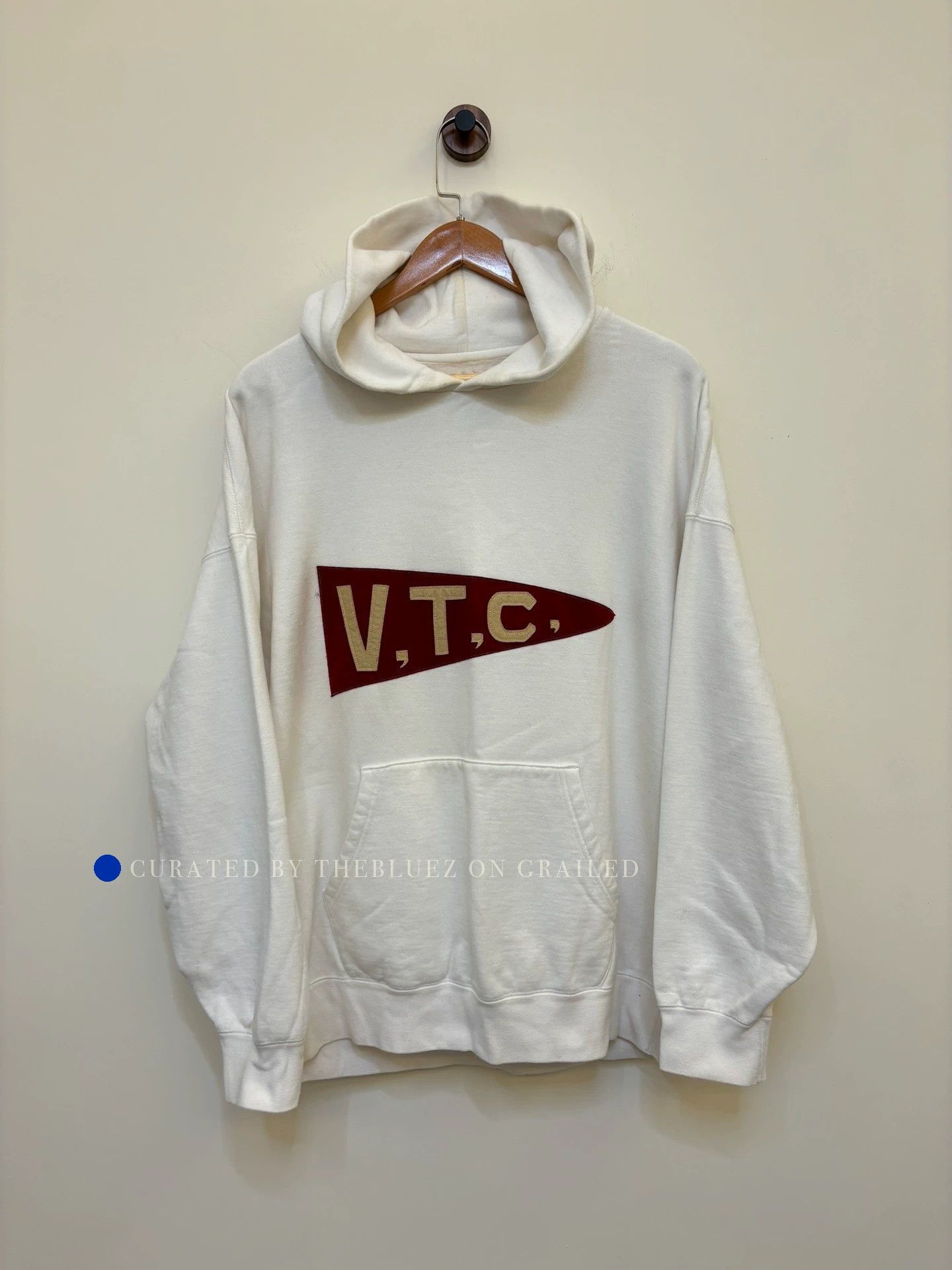 Visvim White V.T.C. Logo Hoodie Size US L / EU 52-54 / 3 - 1 Thumbnail