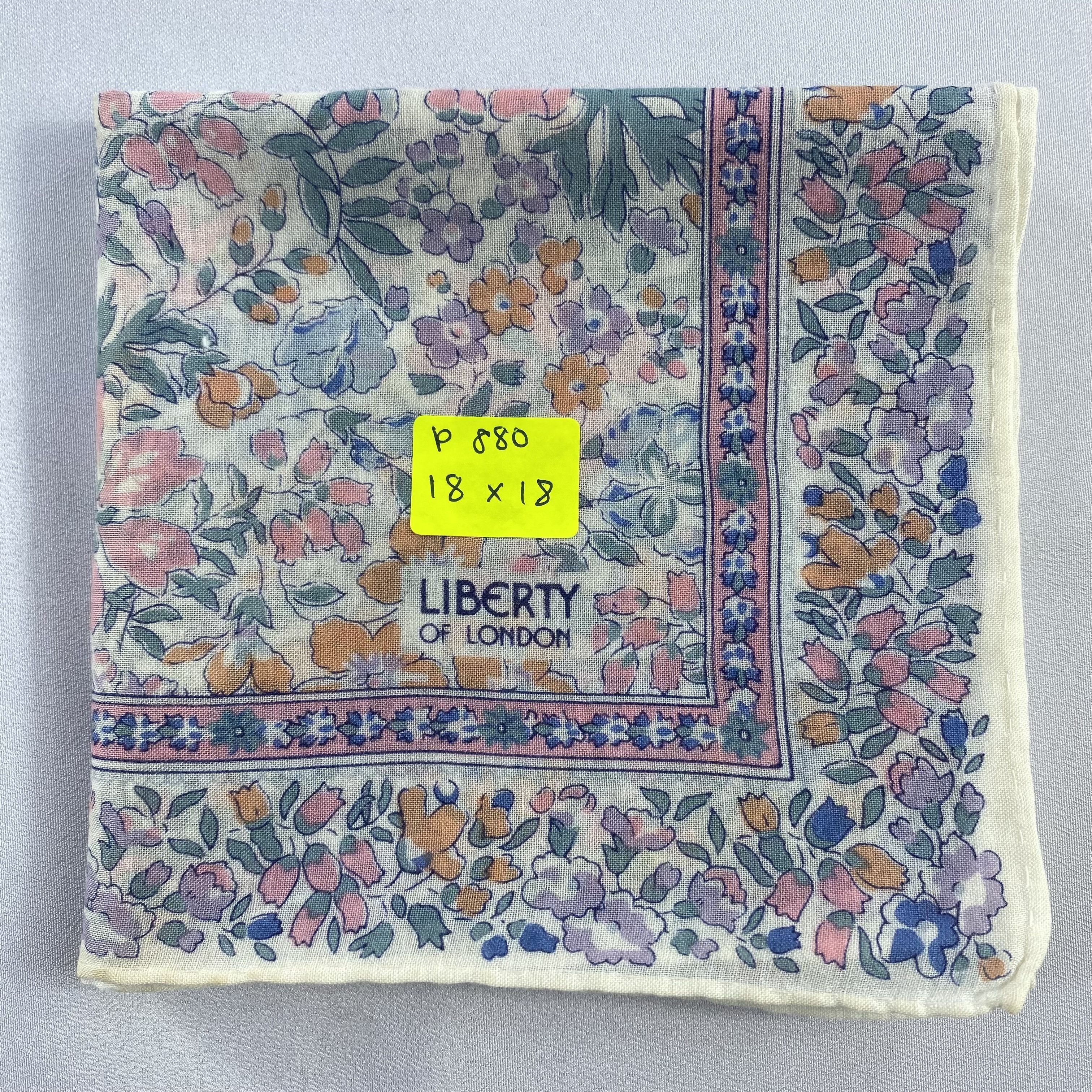 Liberty × Vintage Liberty Neckerchief / Bandana / Handkerchief-P880 Size ONE SIZE - 5 Thumbnail