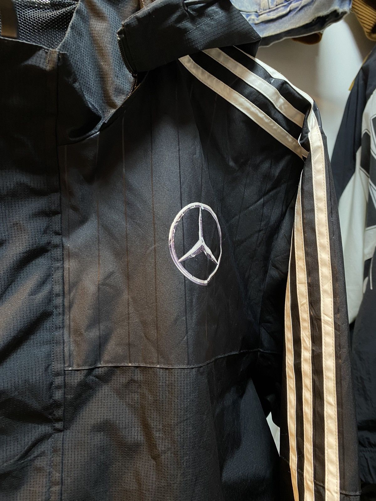Adidas Y2K Adidas Mercedez Benz Windbreaker Jacket Size US L / EU 52-54 / 3 - 6 Thumbnail