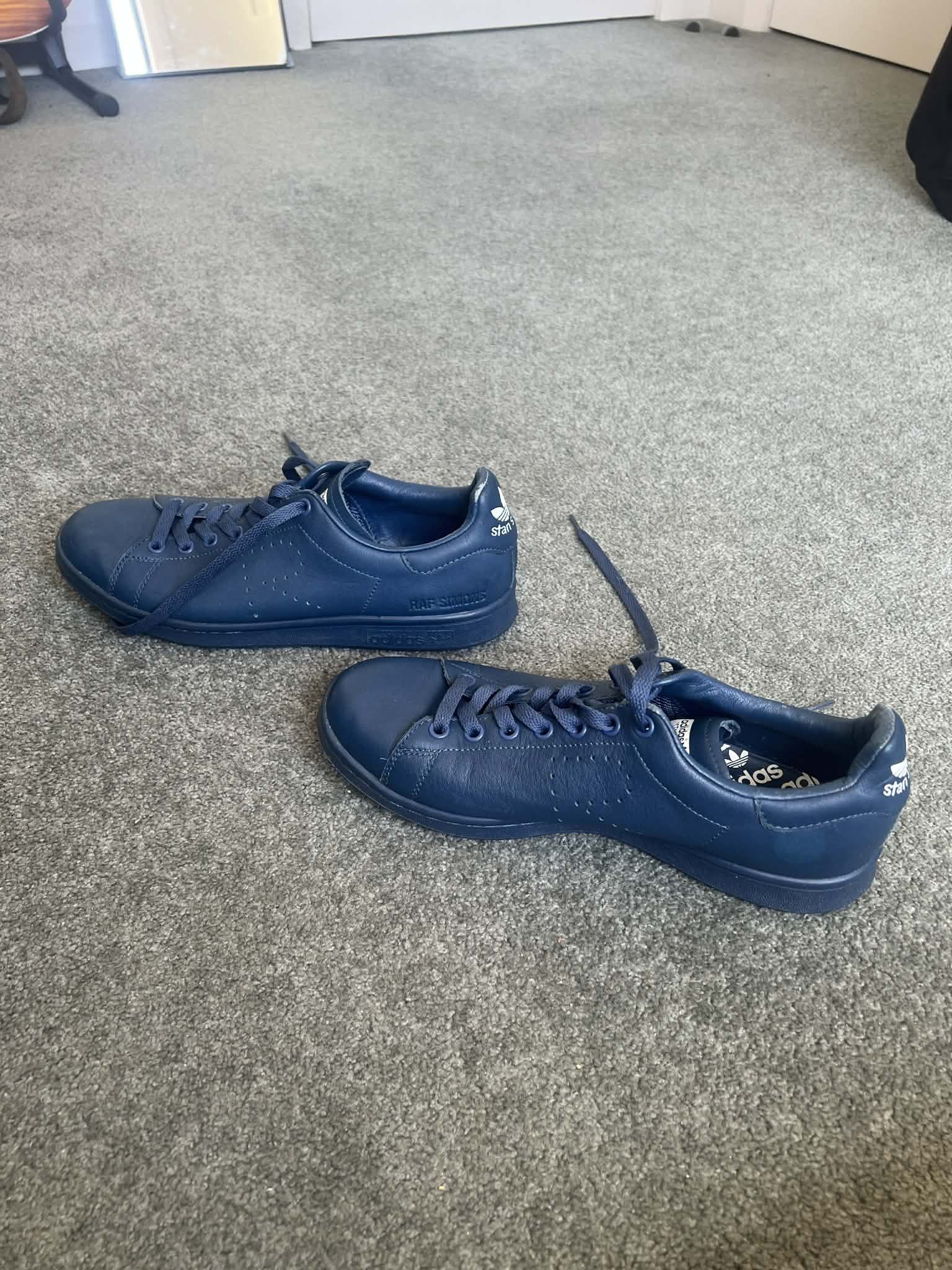 Adidas × Raf Simons Raf Simons x Adidas Stan Smith Navy Blue Size US 9 / EU 42 - 2 Thumbnail