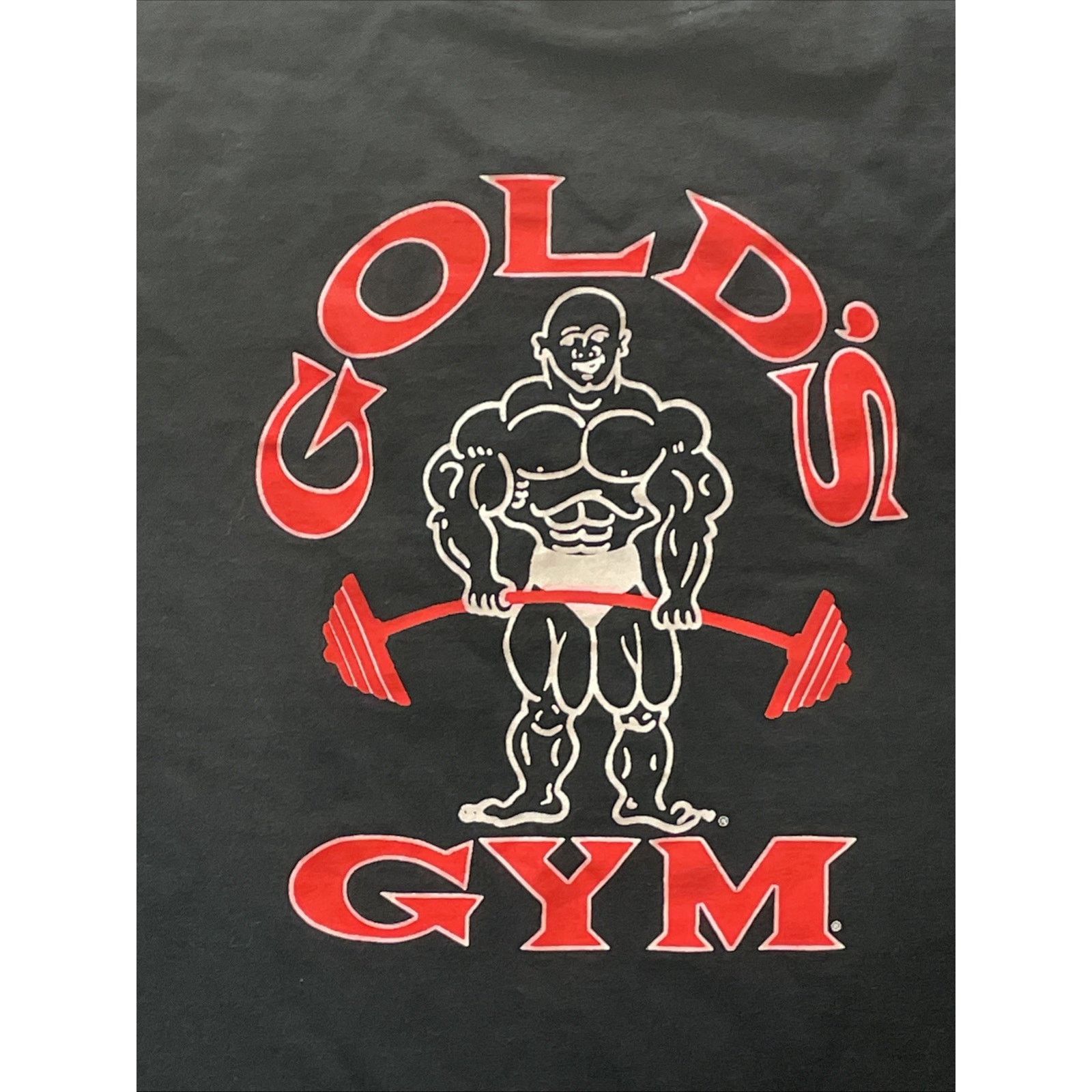 Other Vtg 80s Gold's Gym T-Shirt Single Stitch Small Black Muscle Size US S / EU 44-46 / 1 - 2 Thumbnail