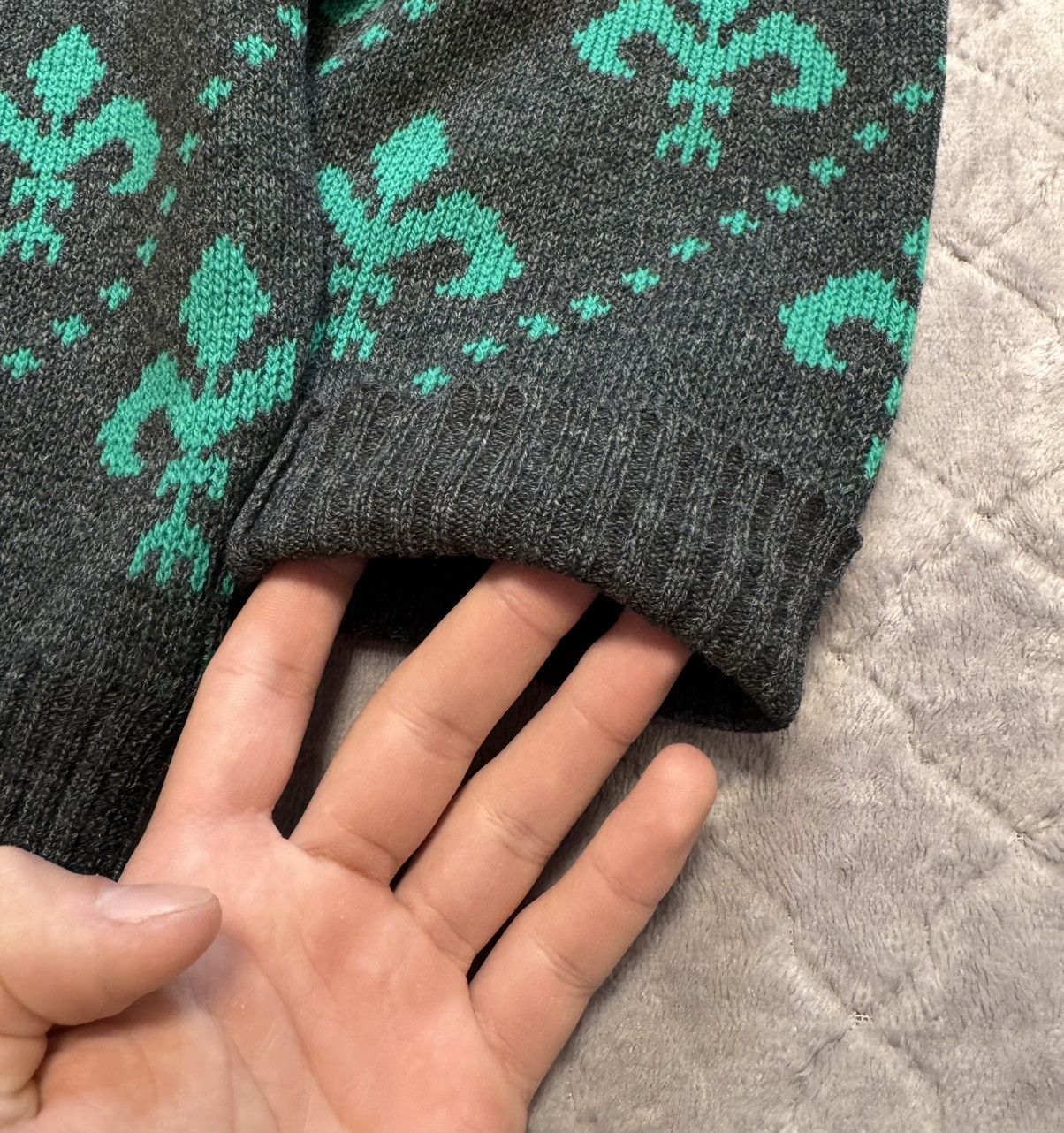 Japanese Brand × Vintage Vintage Alan Paine Wool Knitwear Sweater Size US L / EU 52-54 / 3 - 7 Thumbnail