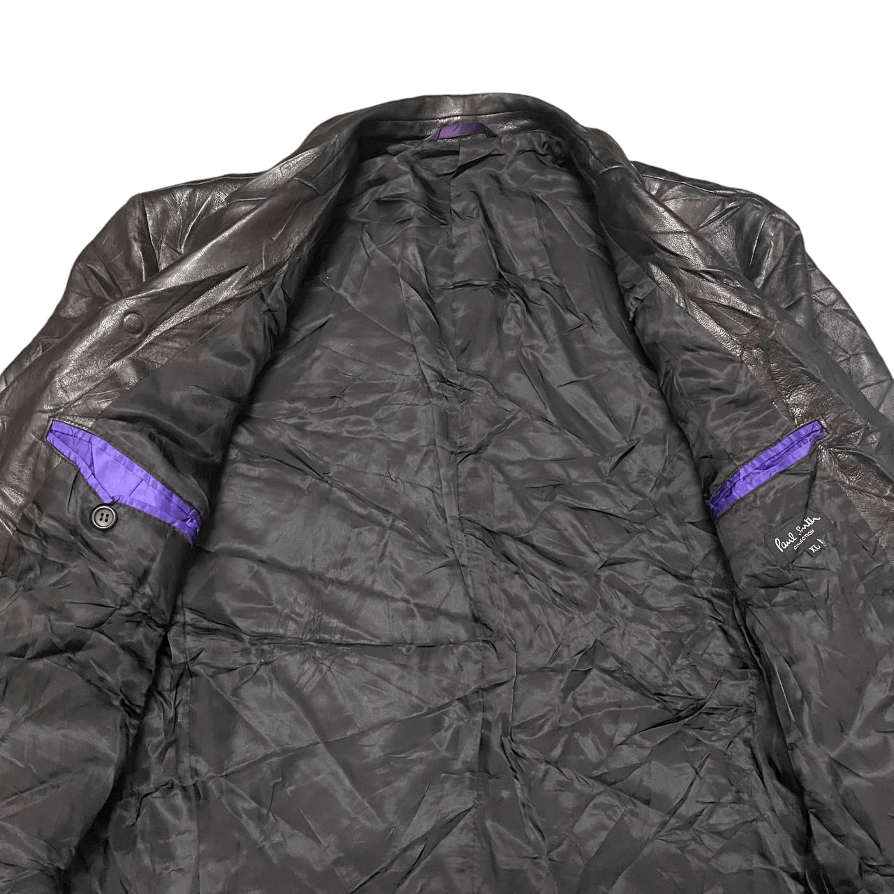 Paul Smith Vintage Paul Smith Collection Leather Jacket Black Size US XL / EU 56 / 4 - 6 Thumbnail