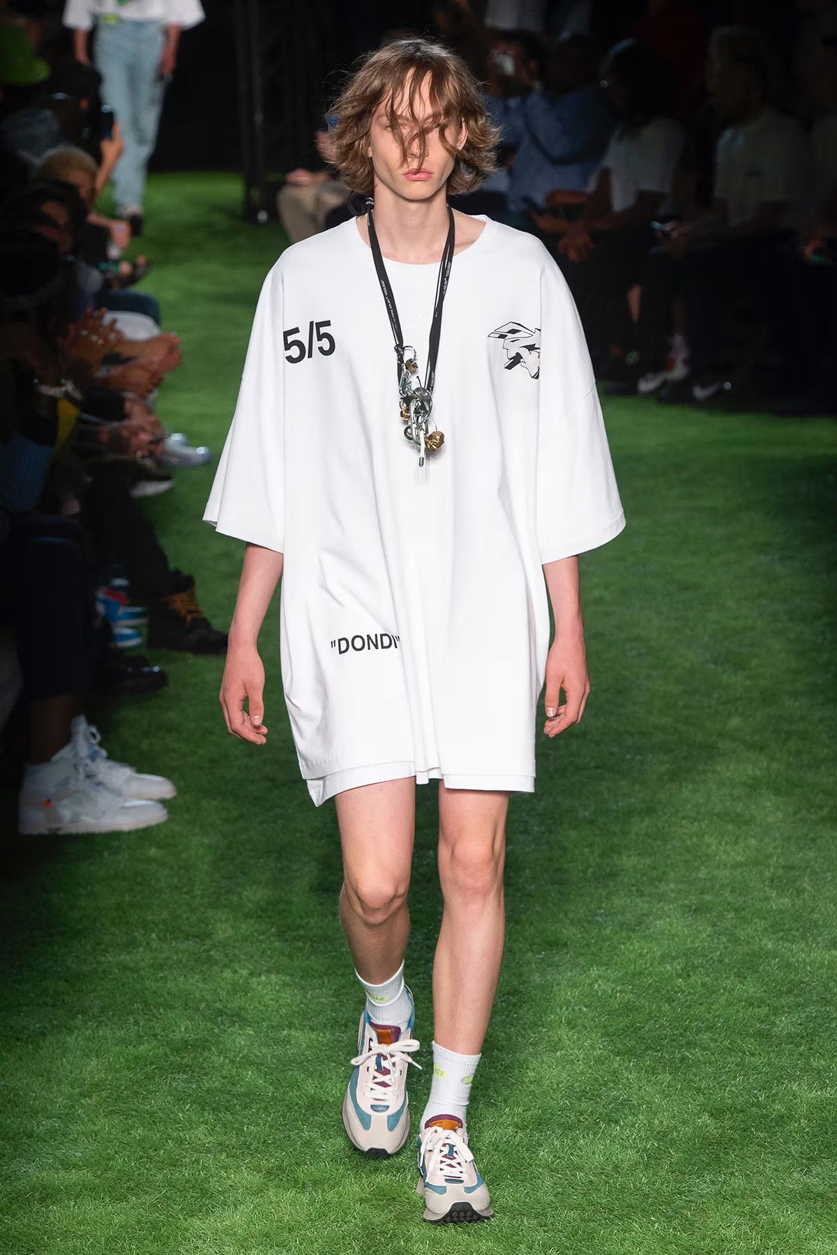 Off-White White Dondi Graffiti Logo T-shirt Size US M / EU 48-50 / 2 - 5 Thumbnail